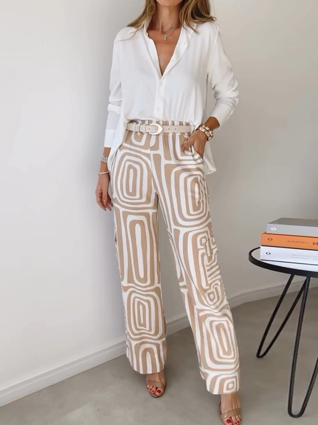 Basic Long Sleeve Two Piece Set