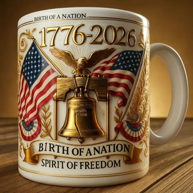 🦅 United States 250th Anniversary – Proudly Celebrating Freedom Mug