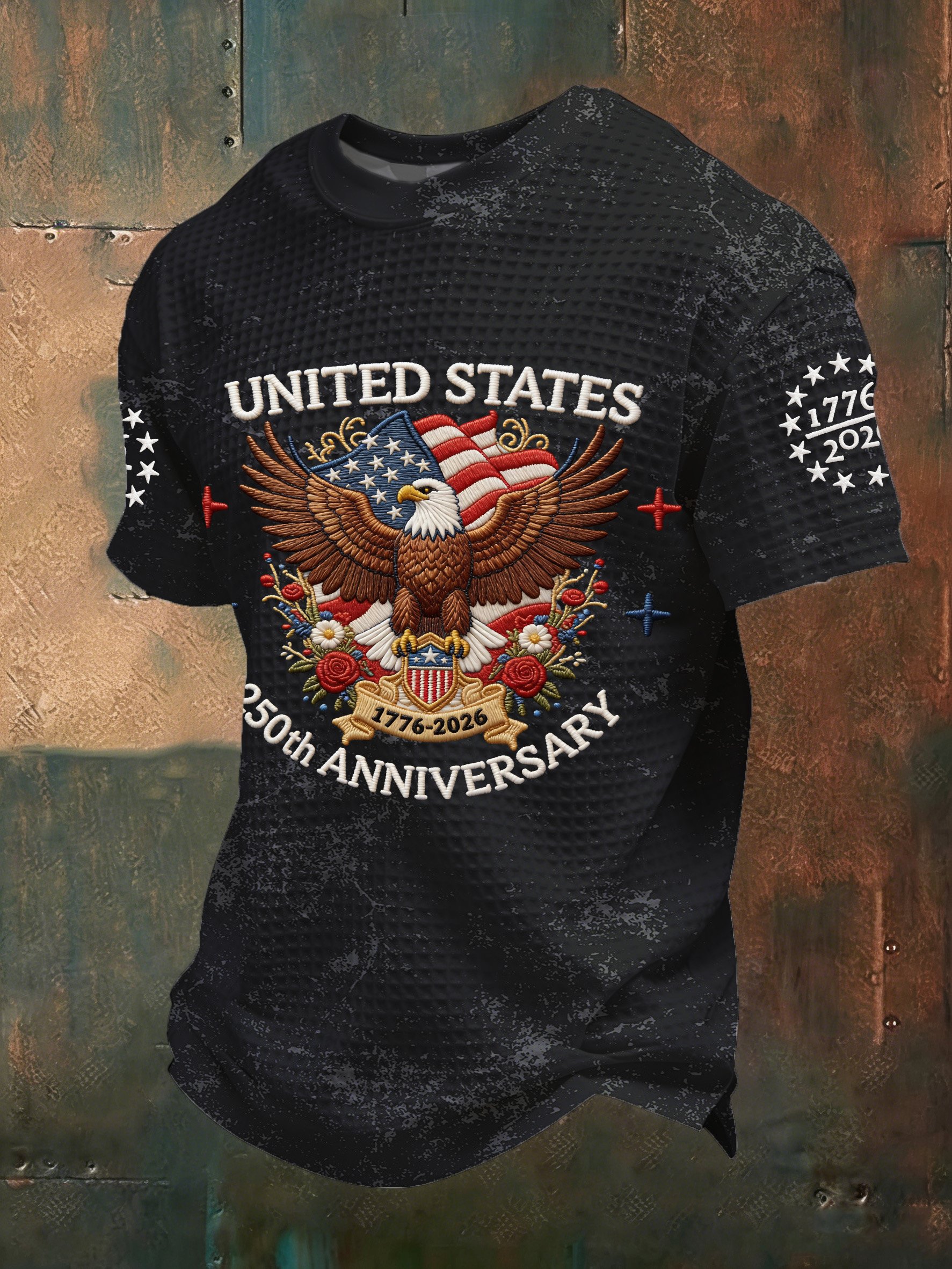 Men's American 250th Anniversary Print Casual Top