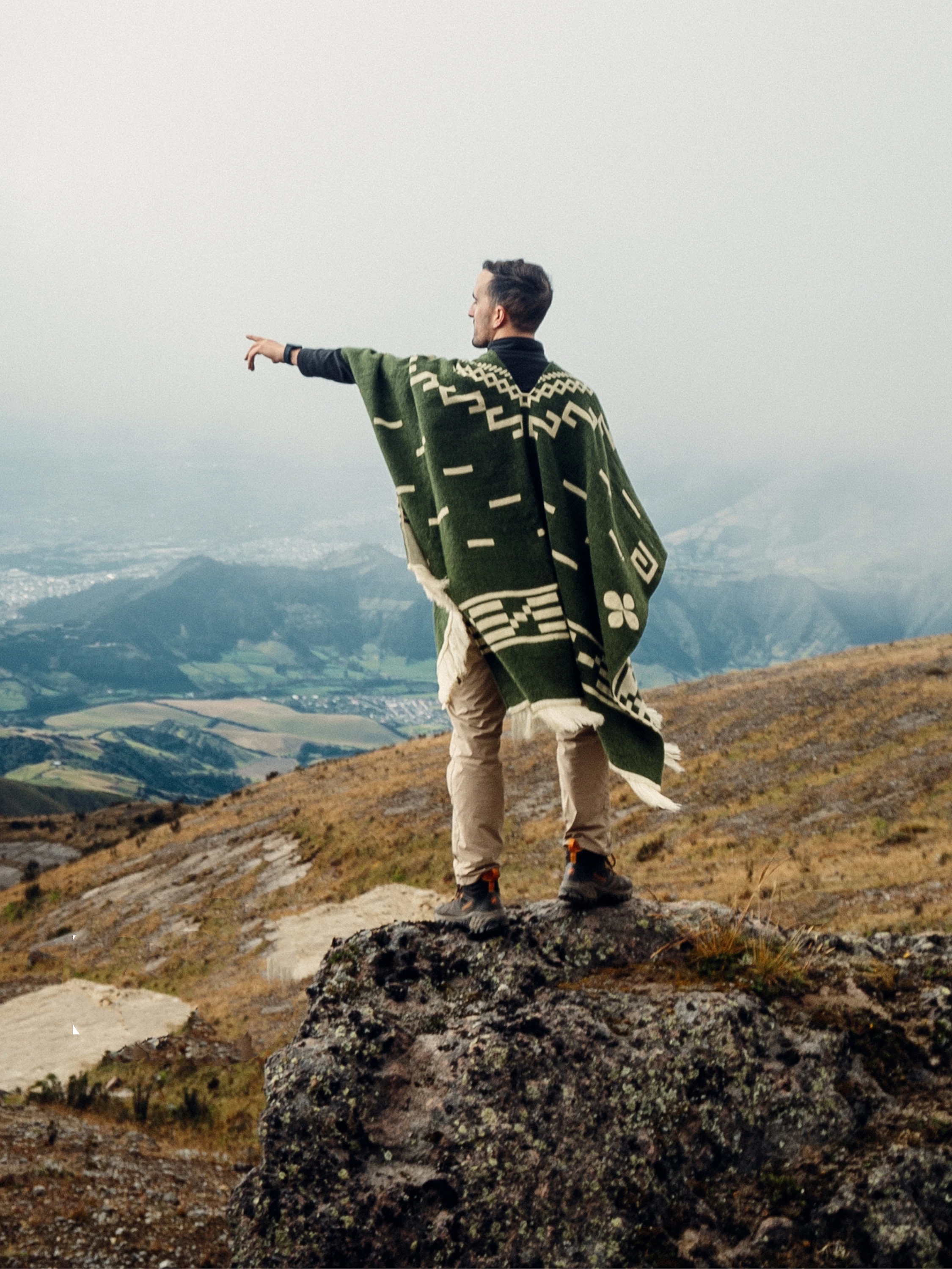 Men Can’t Get Enough of This Cozy Wool Poncho