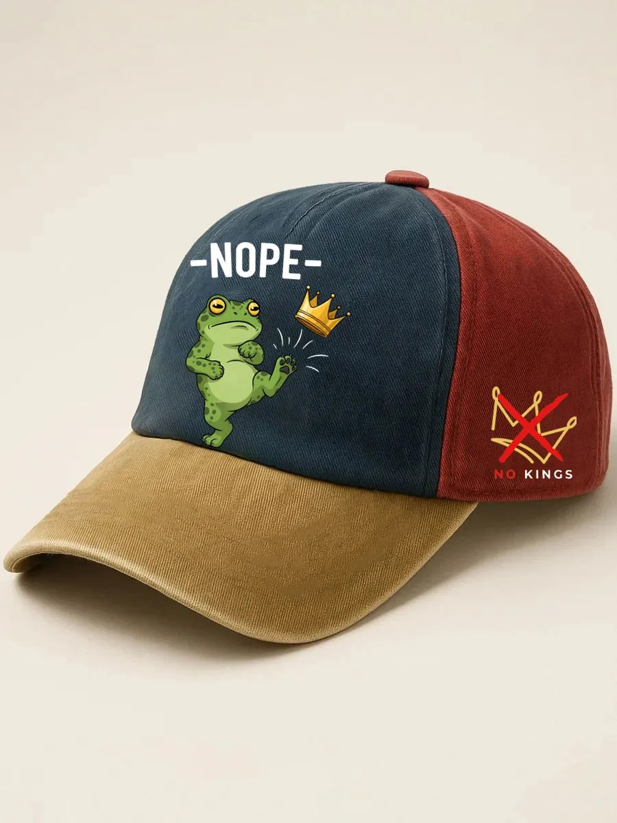 Unisex Portland Frog Resist Print Hat