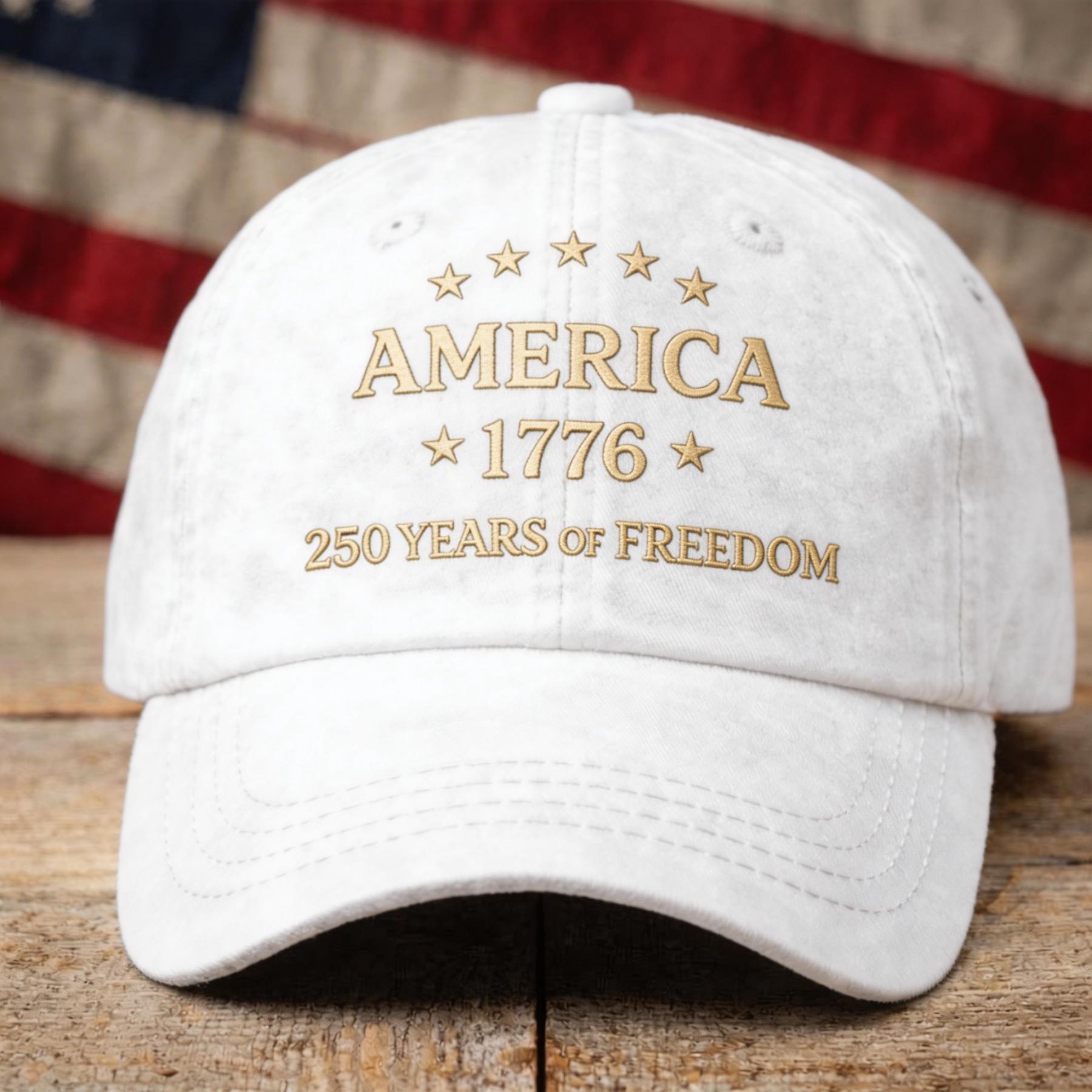 🇺🇸 America 1776 Patriotic Cap  Celebrate 250 Years of Freedom