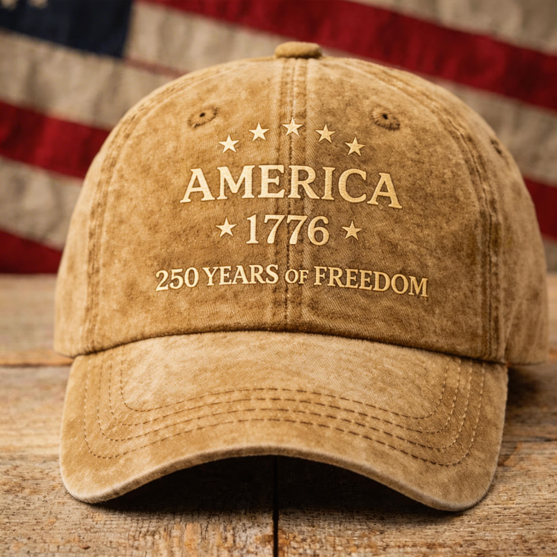 🇺🇸 America 1776 Patriotic Cap  Celebrate 250 Years of Freedom