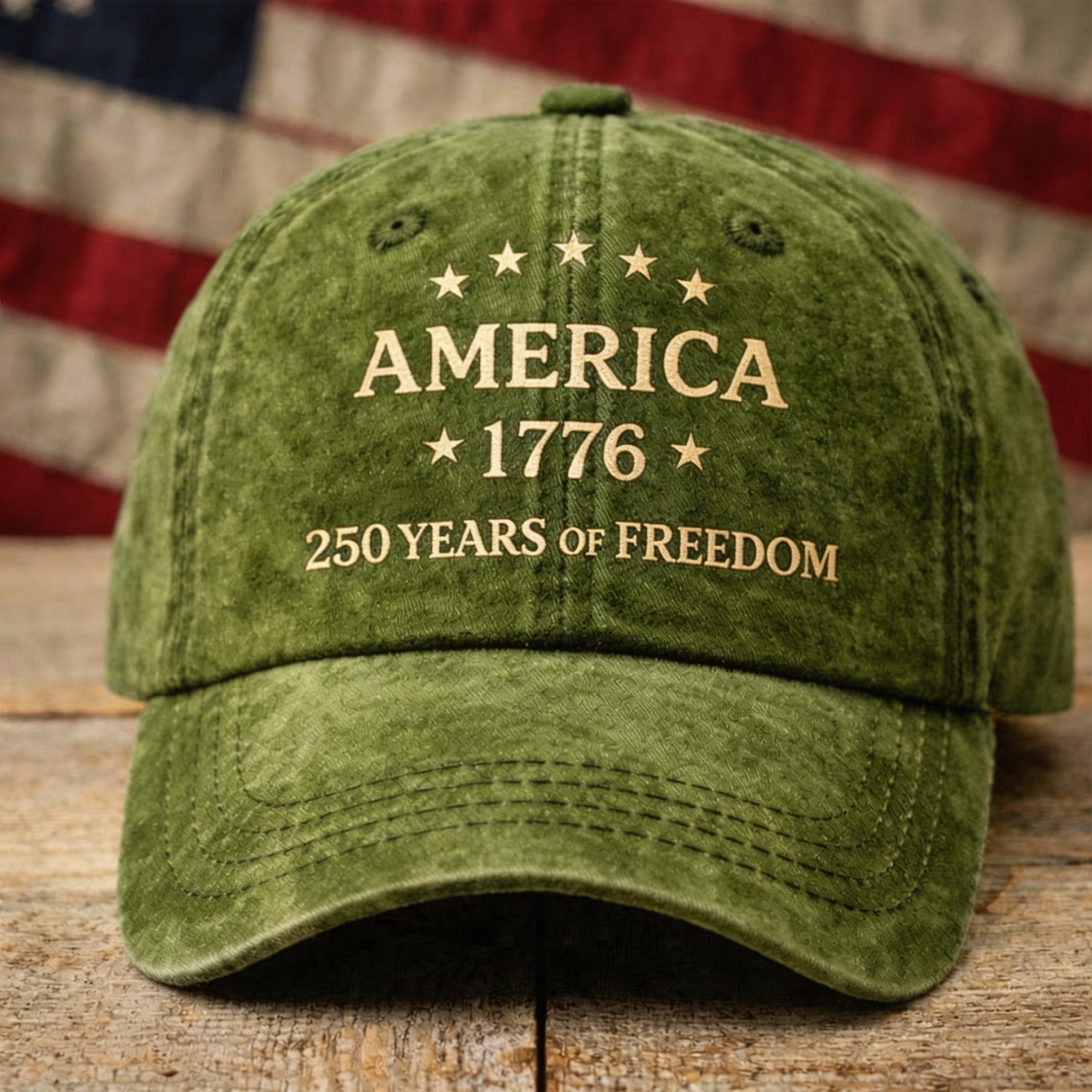 🇺🇸 America 1776 Patriotic Cap  Celebrate 250 Years of Freedom