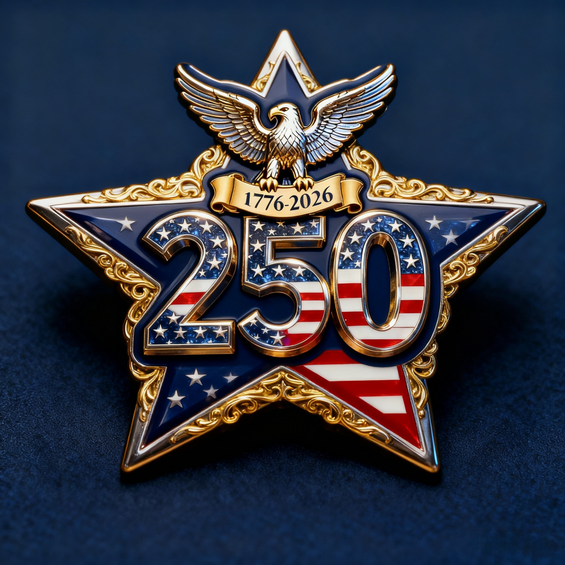 🇺🇸 250th Anniversary Commemorative Brooch