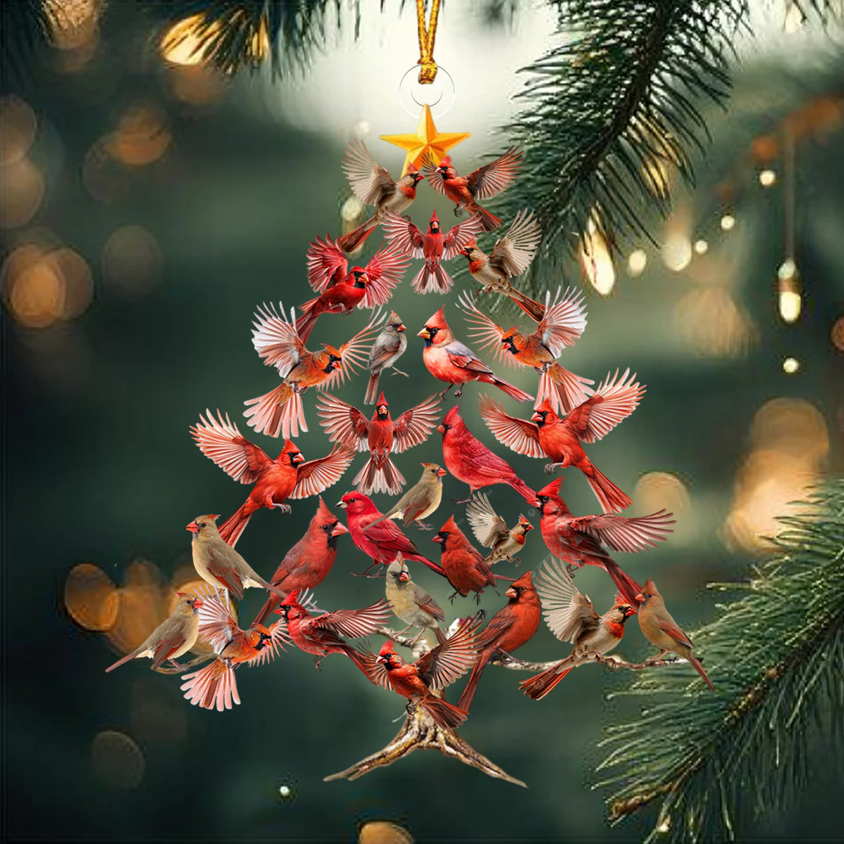 Cardinal Hanging Ornament