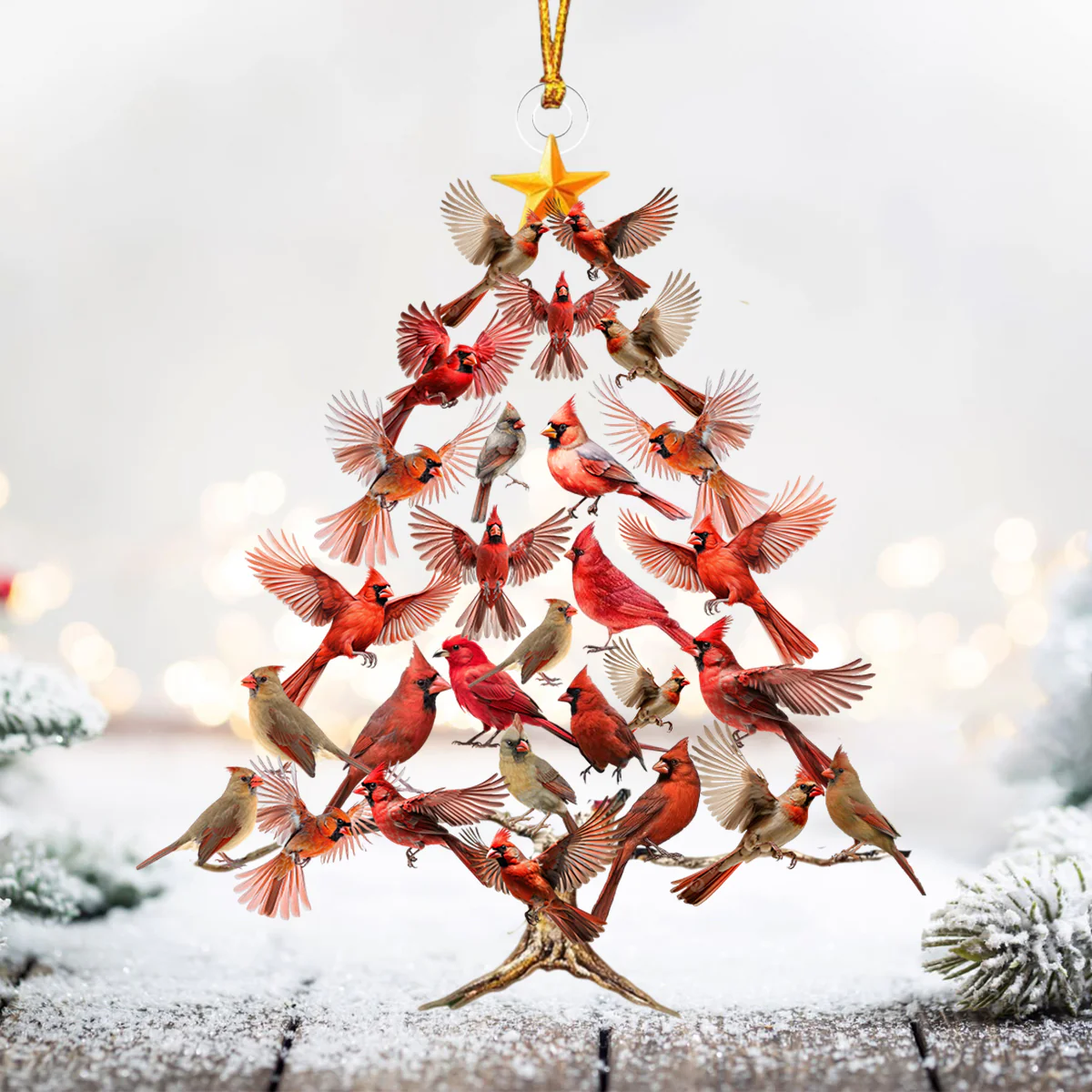 Cardinal Hanging Ornament
