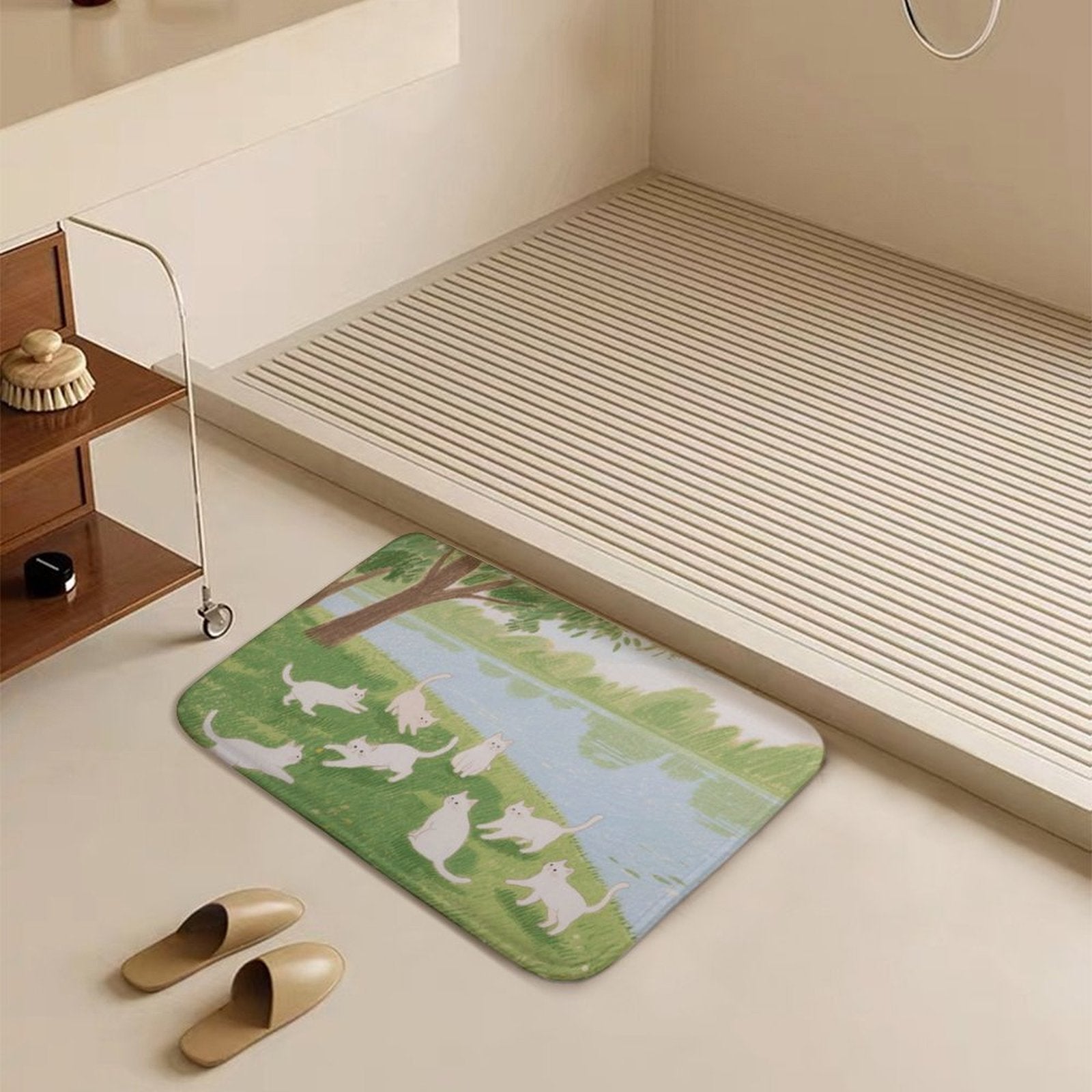 Custom Photo Coral Fleece Doormat Personalized Mat Non Slip Super Absorbent-larkway tradelink