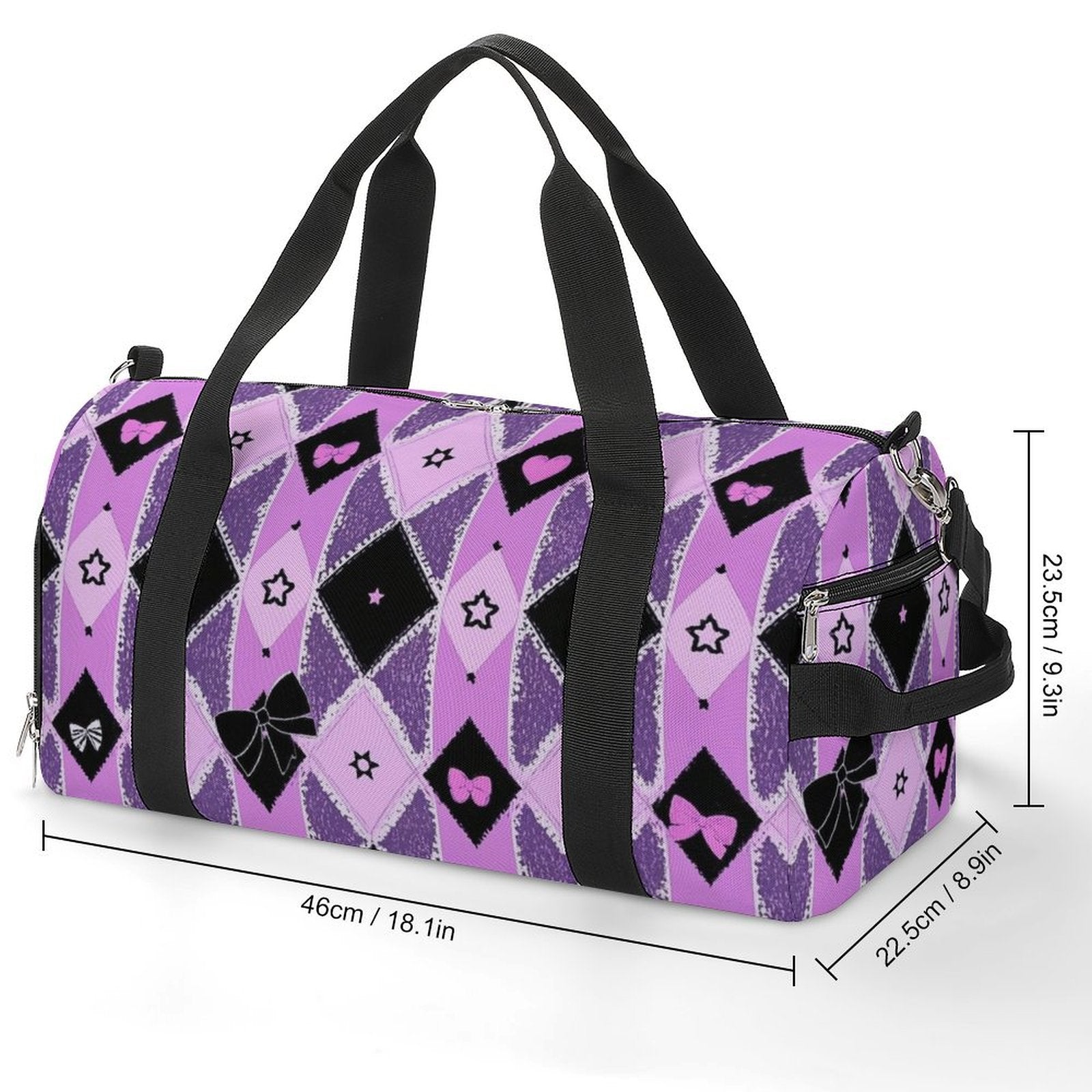 Custom Photo Gym Bag Personalized Waterproof Sports Bag Versatile Carry-larkway tradelink