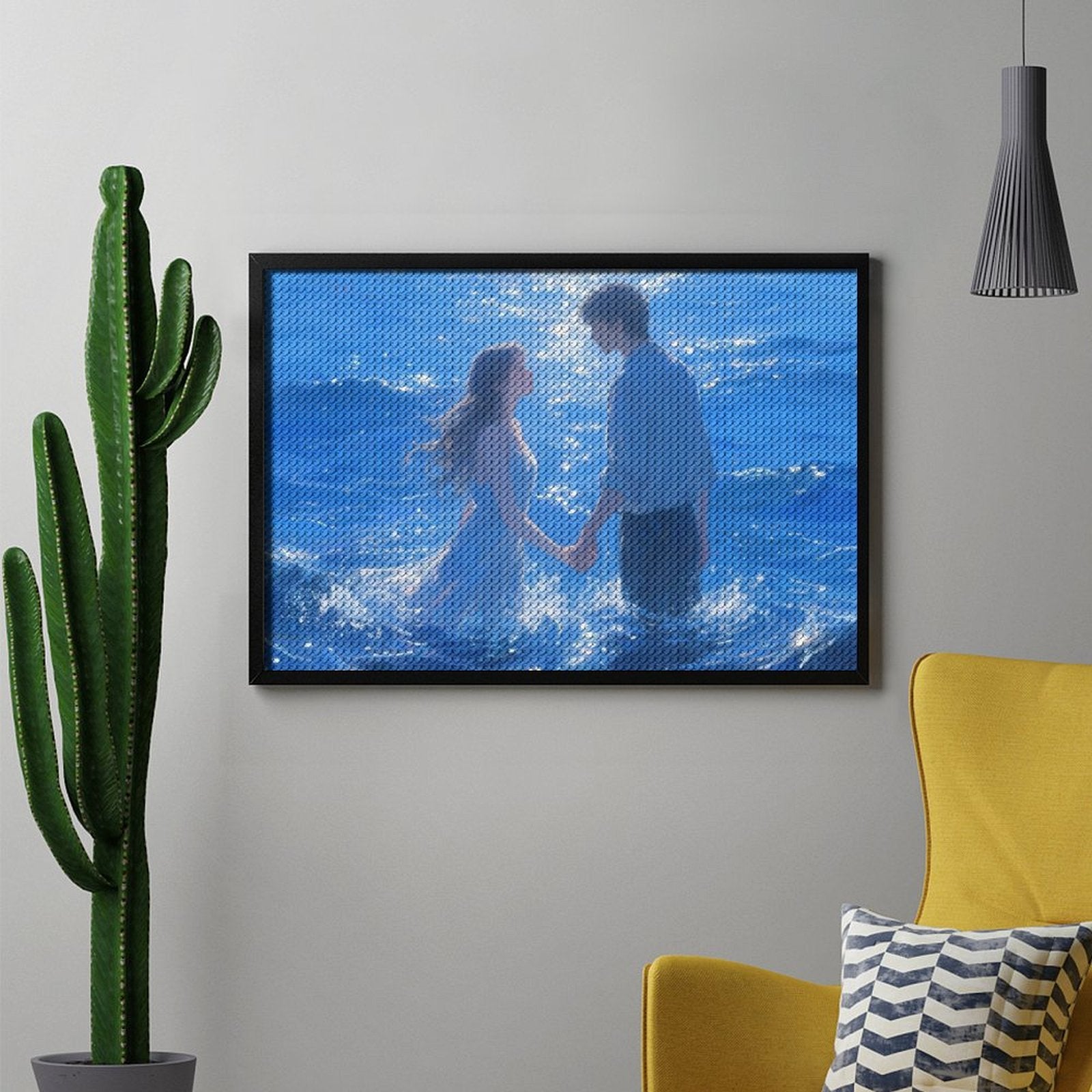 Personalized Picture Diamond Art Horizontal Unframed Customized Decoration-larkway tradelink