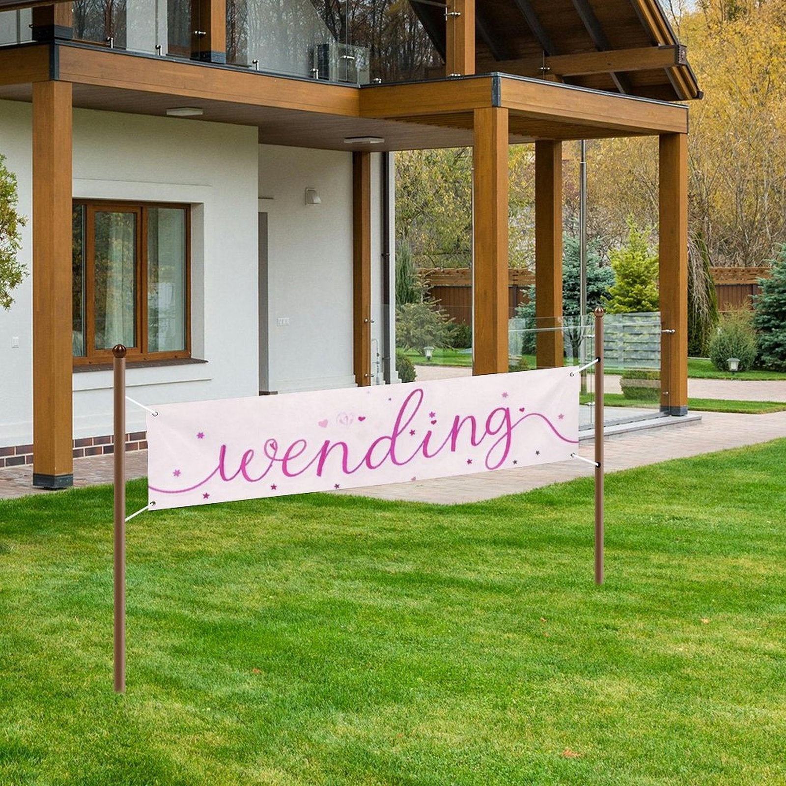 Custom Photo Decorative Banner Personalized Festival Banner Fade Resistant 120x30cm-larkway tradelink