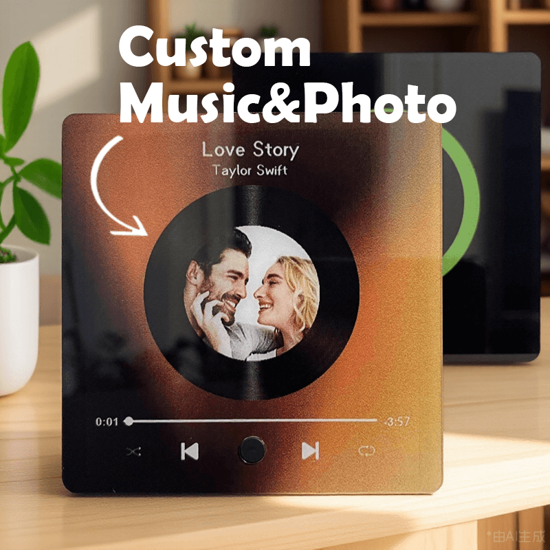Custom Photo Music Fridge Magnet Sticker Music Wall Personalized Gift-larkway tradelink