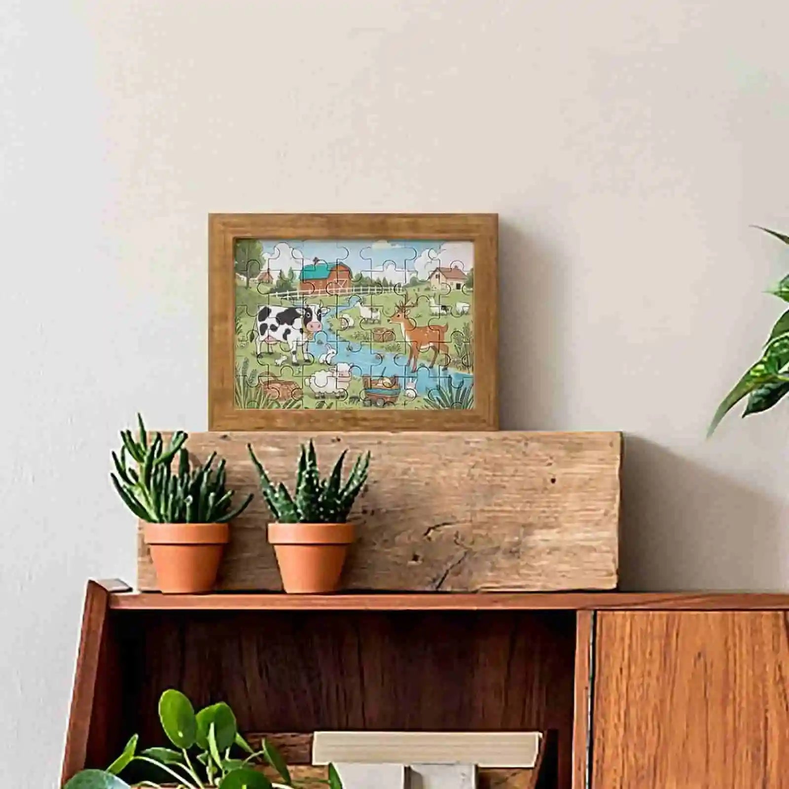 Custom Square Puzzle Personalized Picture Jigsaw with 7 Size Selection-larkway tradelink