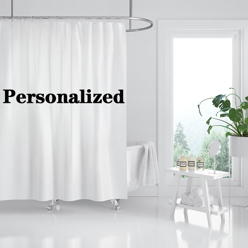 Custom Shower Curtain Personalized Waterproof Bathroom Decor 90x180cm-larkway tradelink