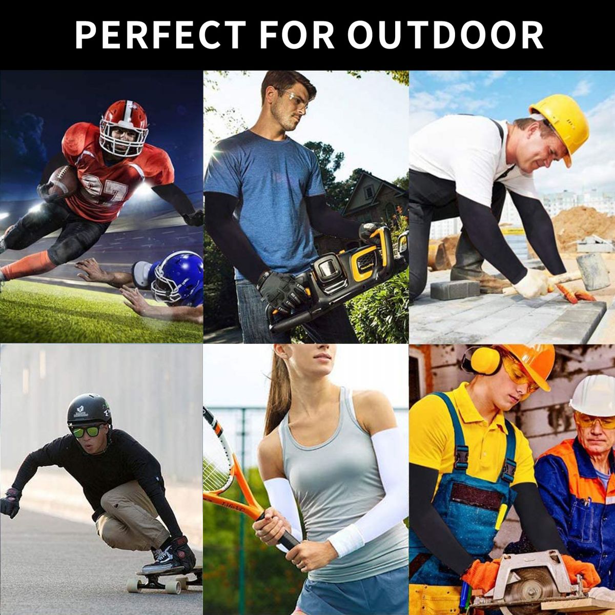 Personalized Arm Covers Sunblock Stretch Fit Custom Picture Cooling sleeves-larkway tradelink