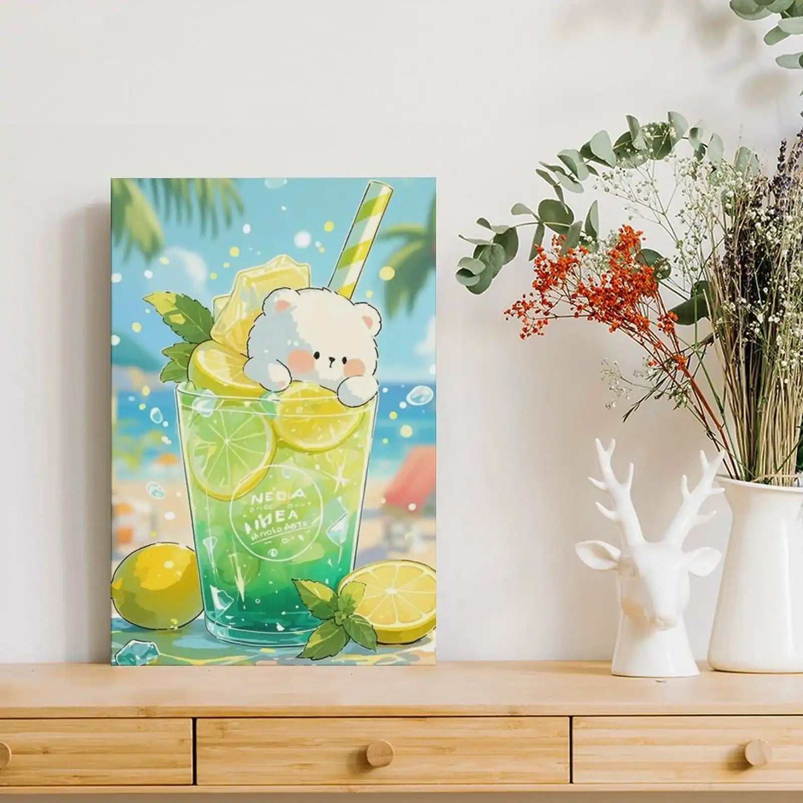 Custom Portrait Canvas Wall Art Heat Personalized Transfer Printed Picture with 4 Sizes Selection-larkway tradelink