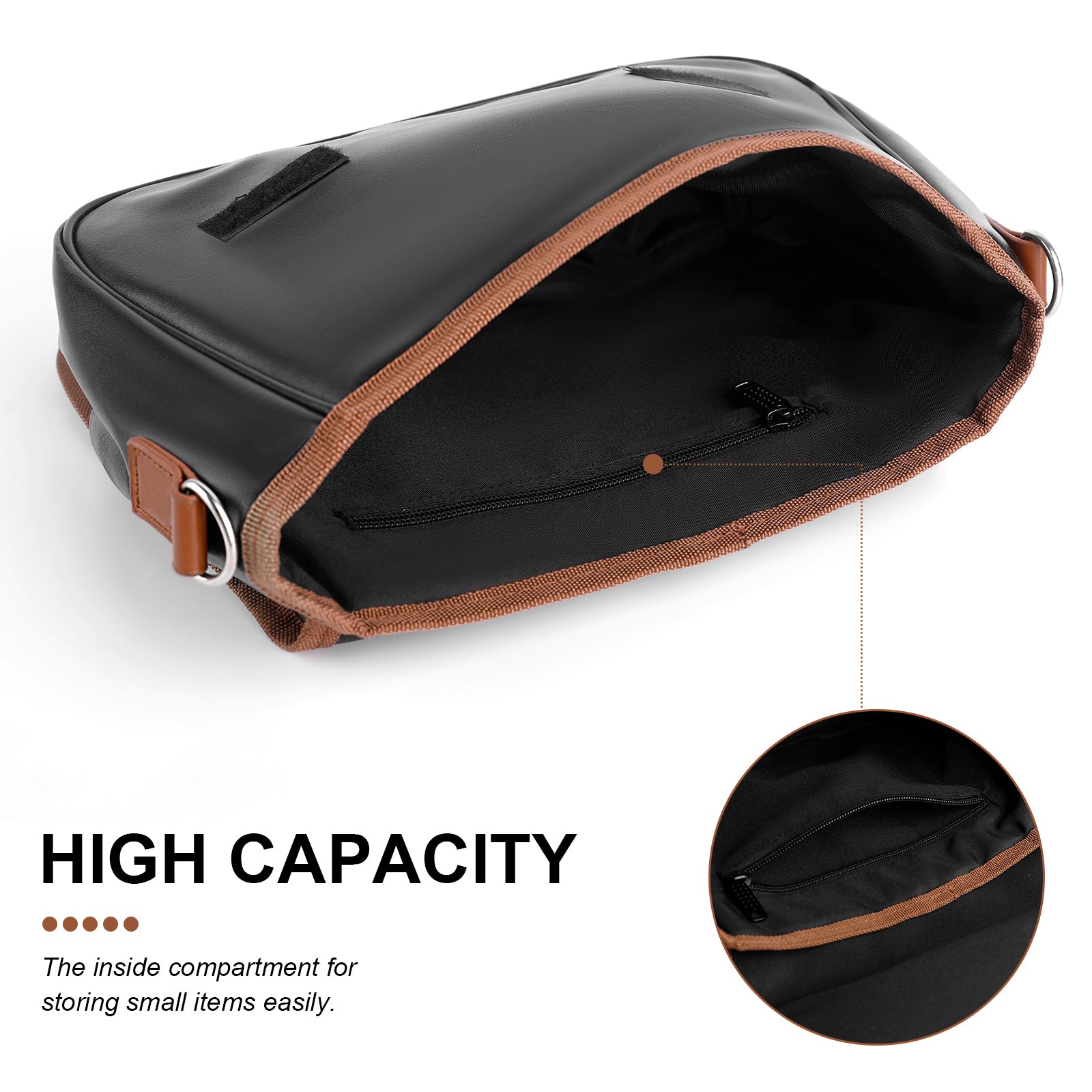 Custom Photo Leather Bag Detachable Strap Personalized Handbag for Her-larkway tradelink