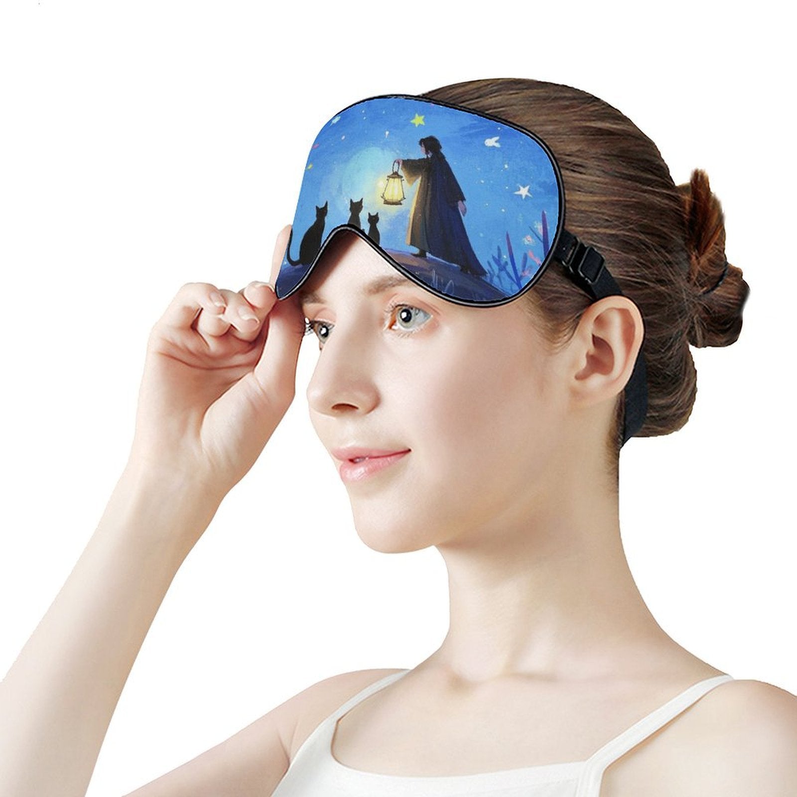 Custom Photo Sleep Mask Personalized Patch Soft Washable Reusable-larkway tradelink
