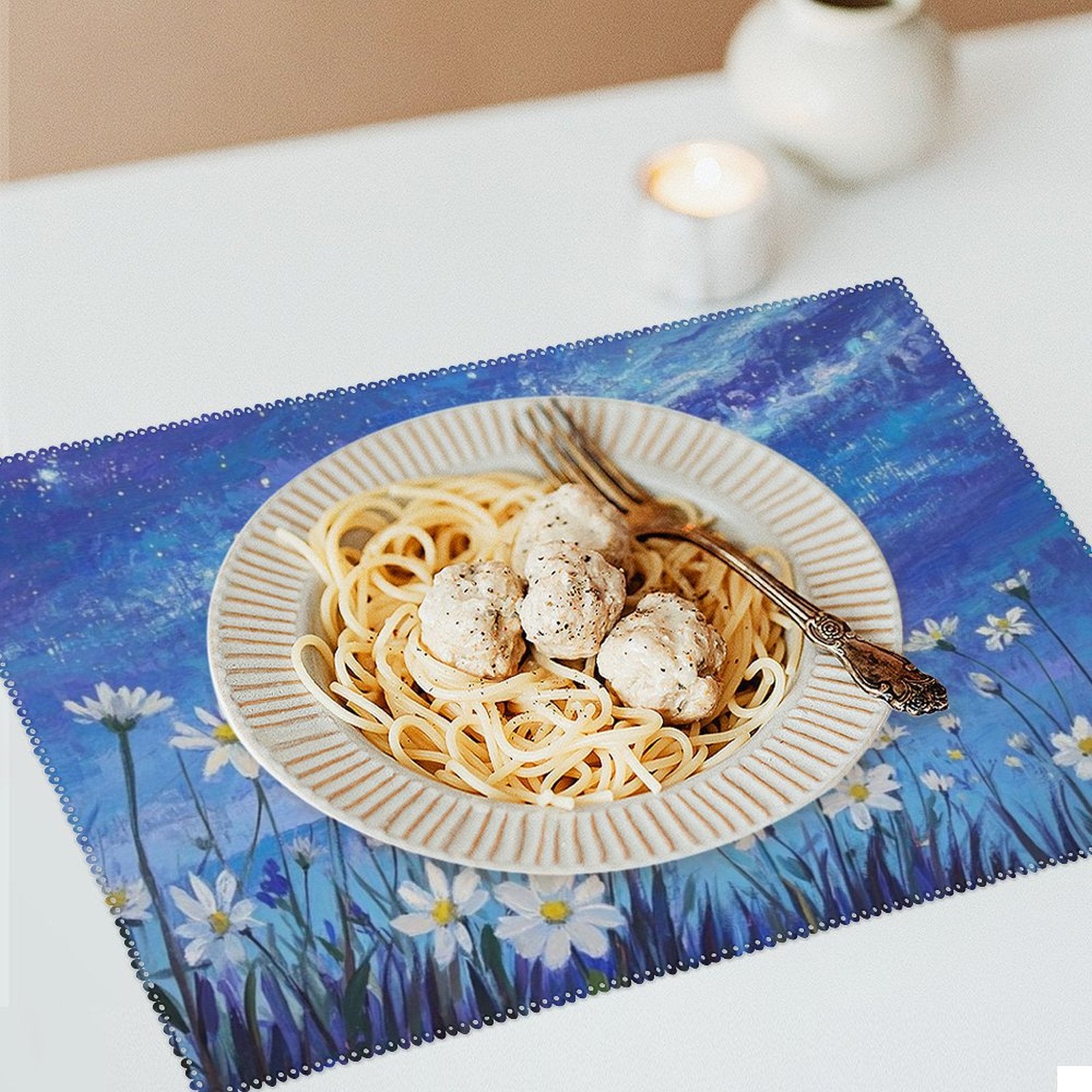 Custom Photo Placemats  Personalized Table Mat Washable Durable Fade Proof Set of 6-larkway tradelink