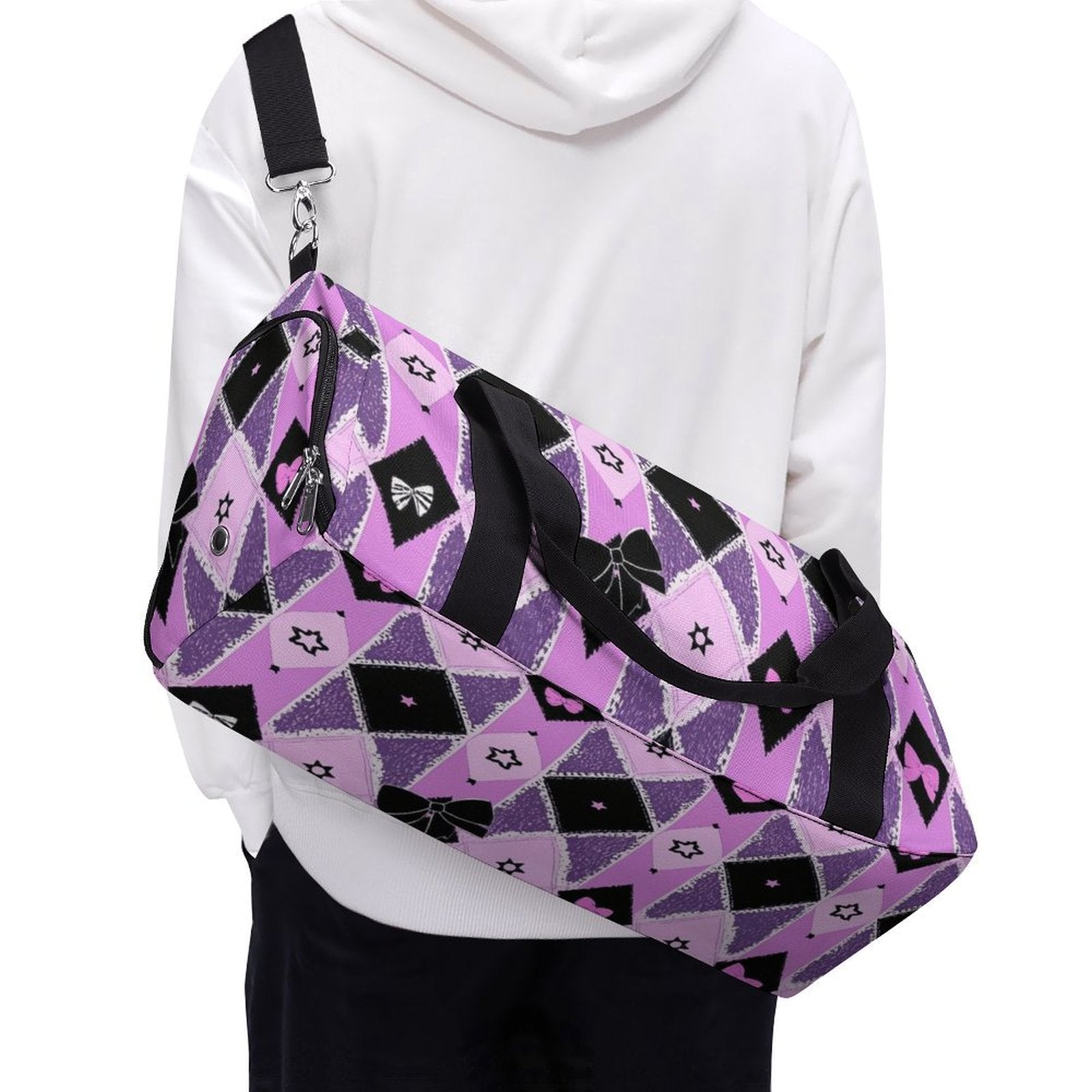 Custom Photo Gym Bag Personalized Waterproof Sports Bag Versatile Carry-larkway tradelink