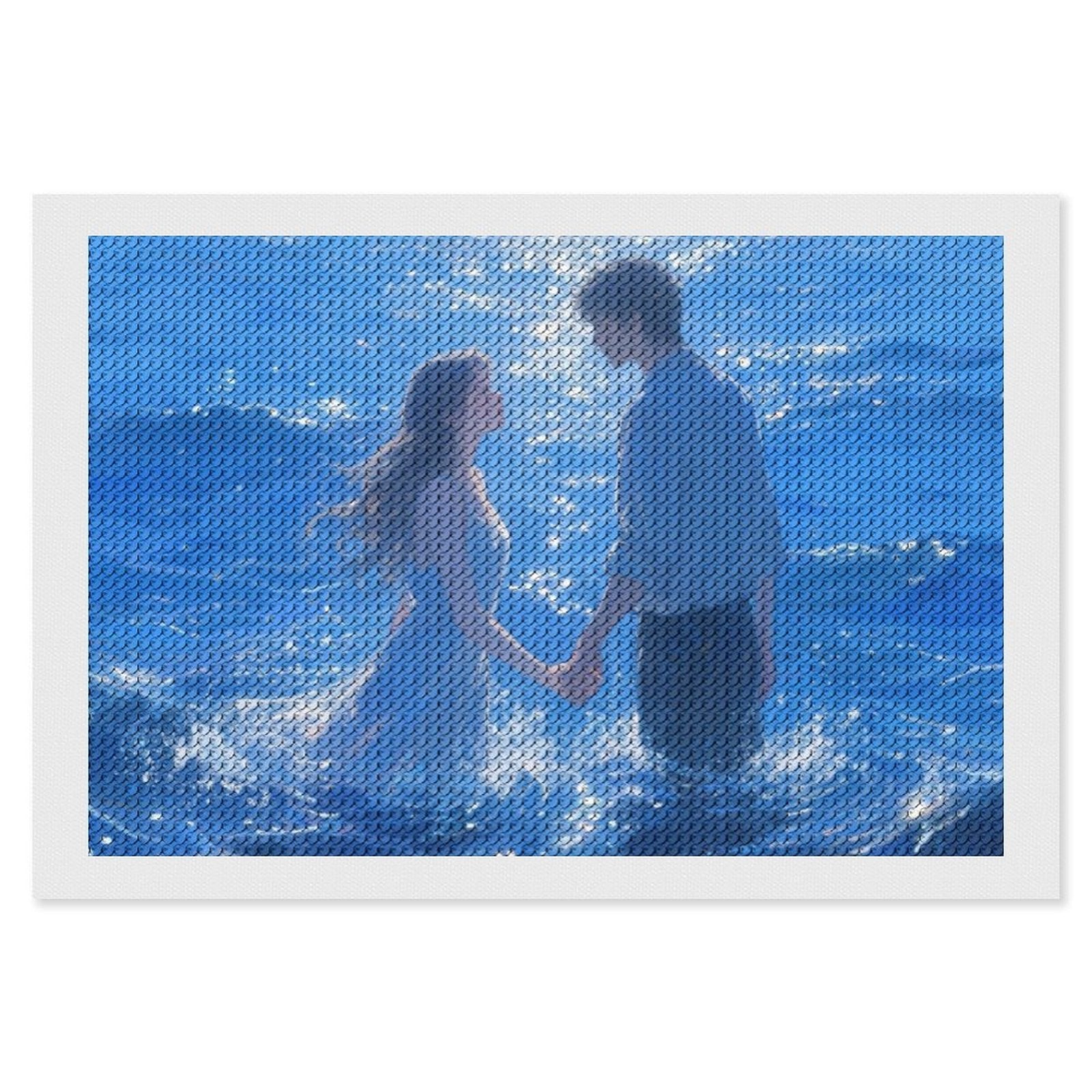 Personalized Picture Diamond Art Horizontal Unframed Customized Decoration-larkway tradelink