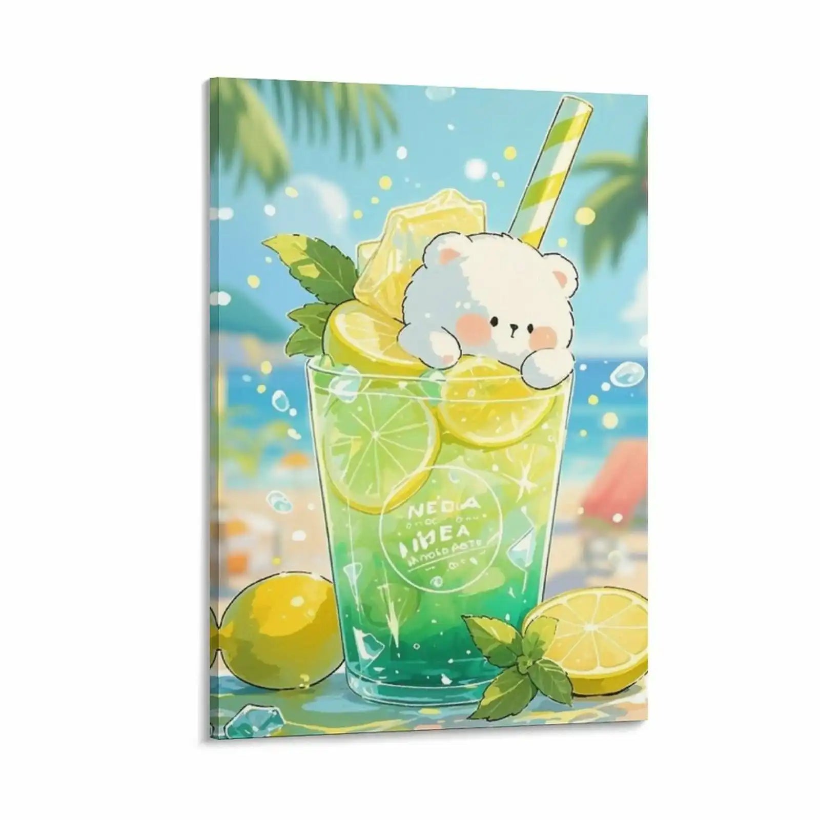 Custom Portrait Canvas Wall Art Heat Personalized Transfer Printed Picture with 4 Sizes Selection-larkway tradelink