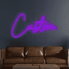 Custom Name  Led Light Personalized Text Neon Sign Wall Decor-larkway tradelink