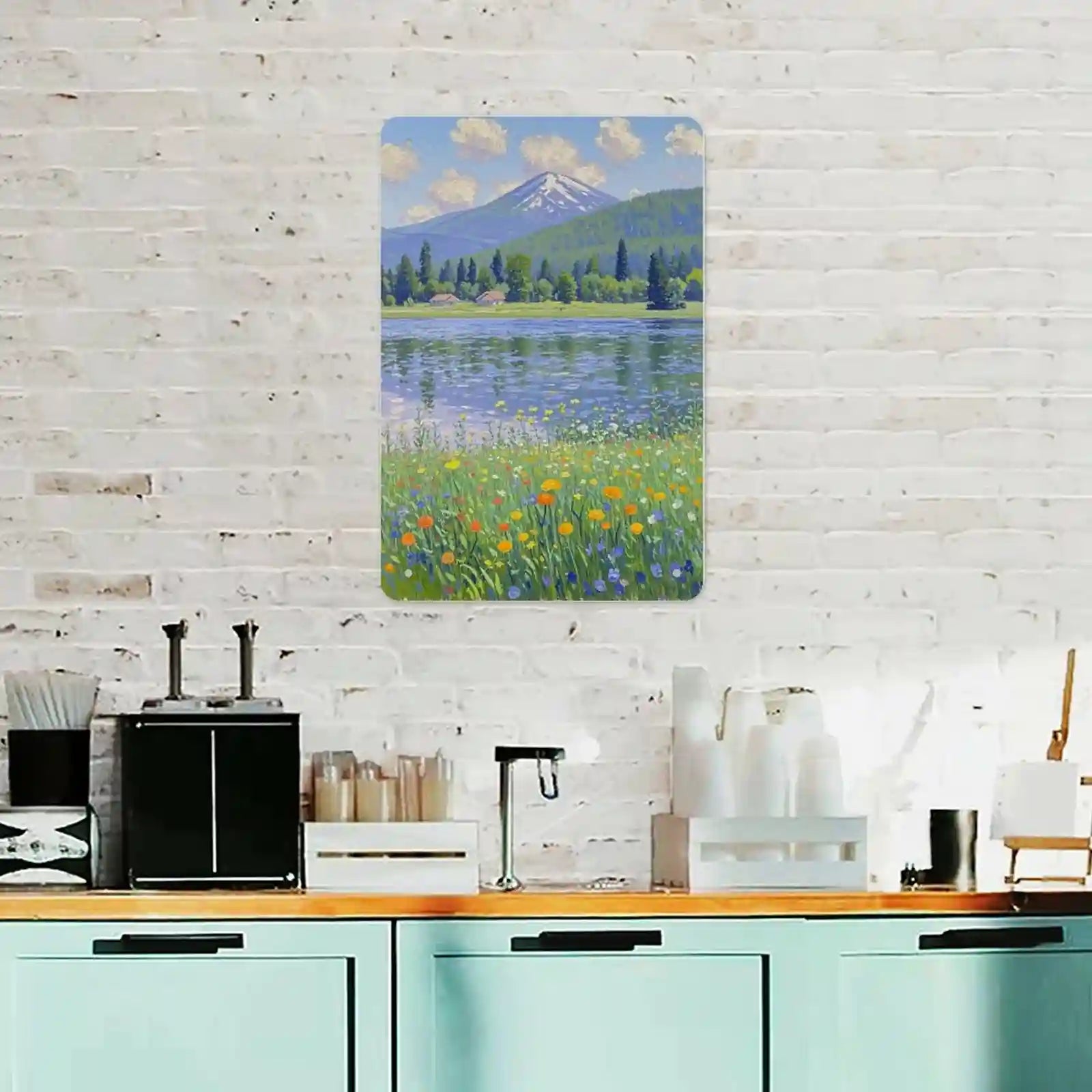 Customized Iron painting Personalized Portrait Decoration 11.8*7.9in (30*20cm)-larkway tradelink