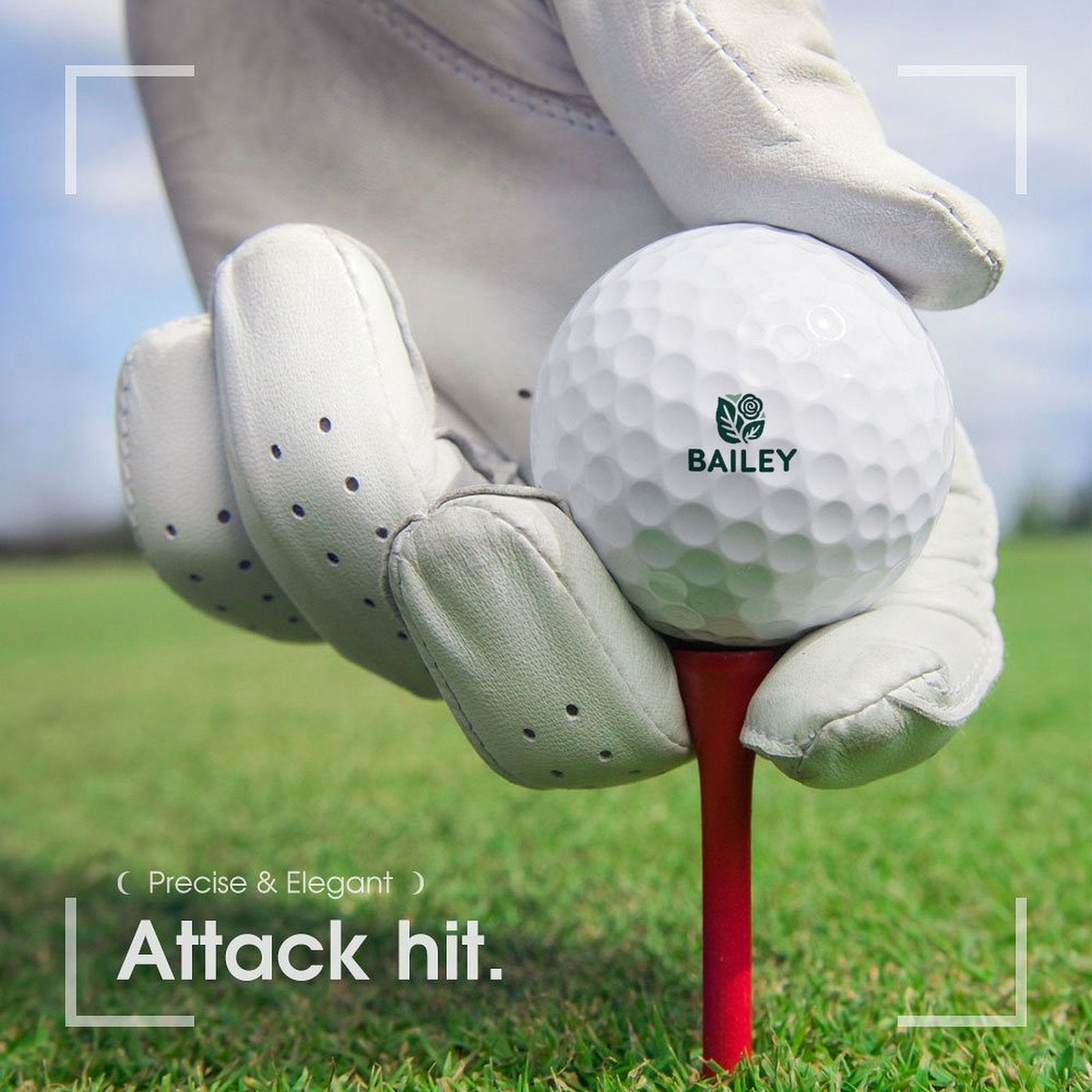 Custom Picture Golf Personalized Quality Rubber Balls Durable Sturdy-larkway tradelink