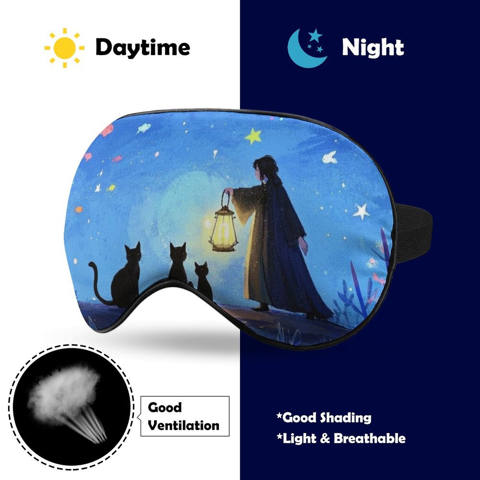 Custom Photo Sleep Mask Personalized Patch Soft Washable Reusable-larkway tradelink