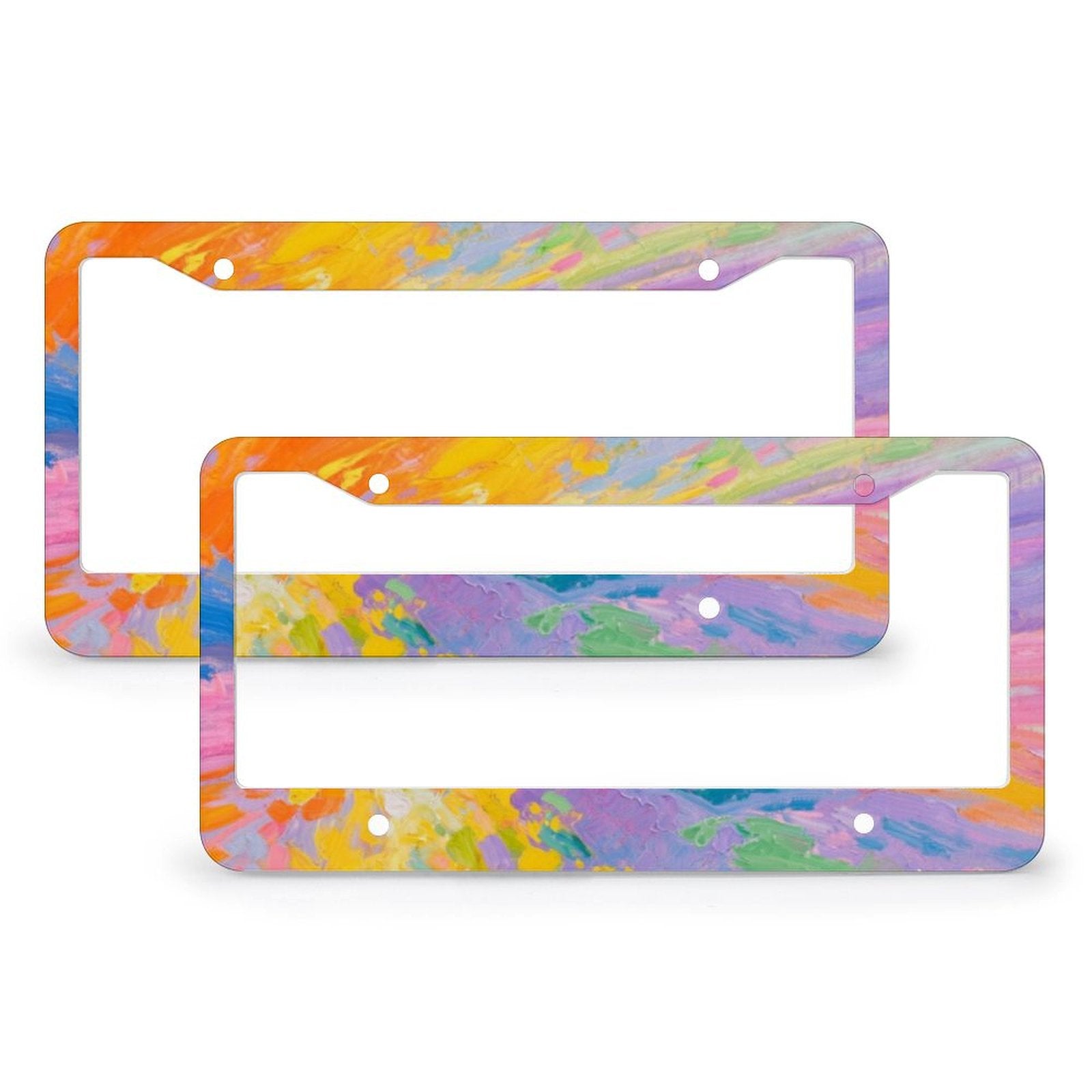 Custom License Plate Frame 4 Holes US Size Personalized Unique Identity-larkway tradelink