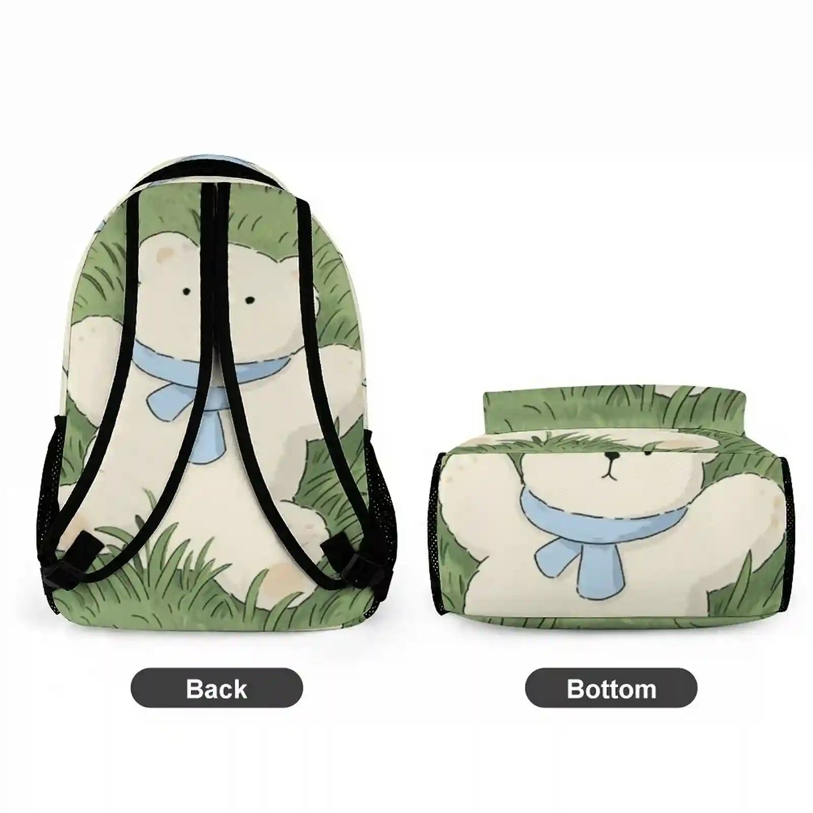 Custom Polyester Twill Backpack Personalized Photo Print Bag For Gift 32×15×43cm-larkway tradelink