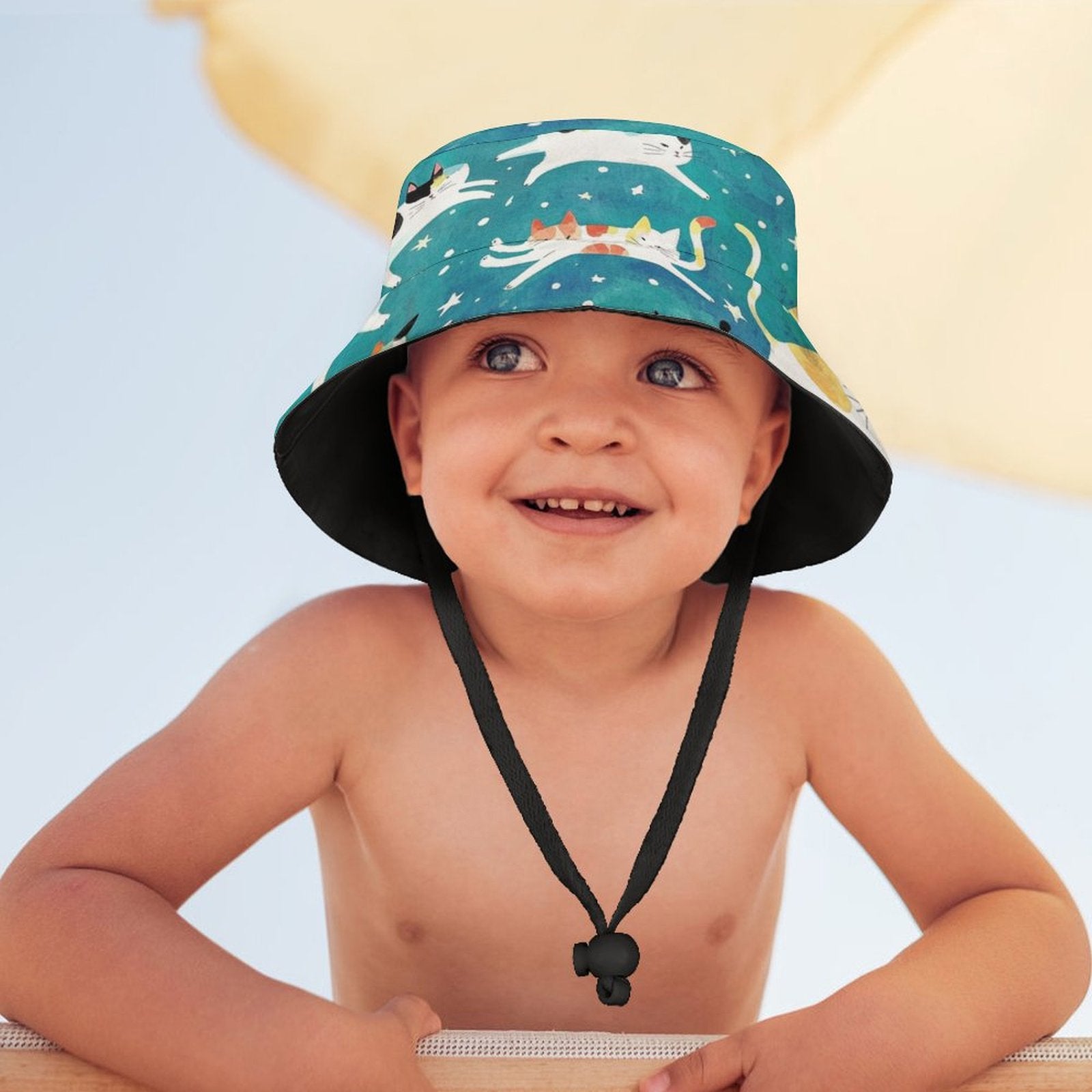 Custom Photo Kids Fisherman Hat Personalized Hat Sun Protection Sunshade-larkway tradelink
