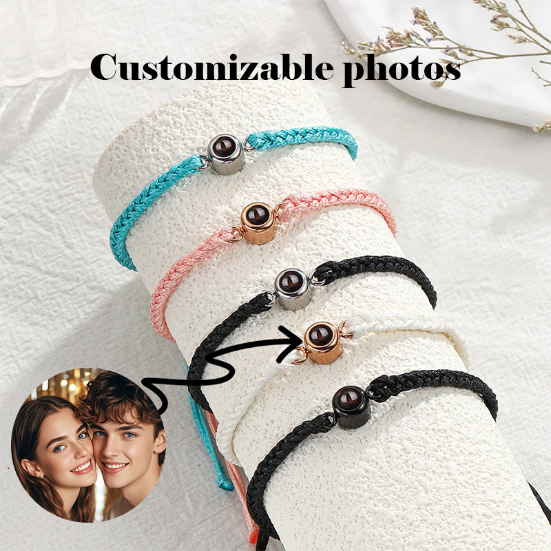 Custom Photo Bracelet Personalized Projection Jewelry Couple Gift-larkway tradelink
