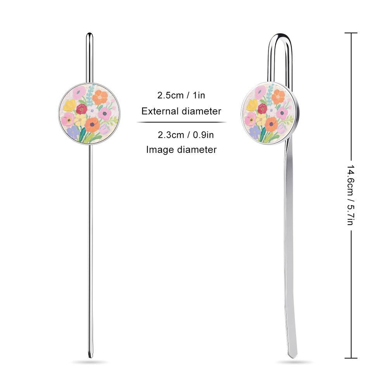 Custom Photo Metal Bookmark Personalized Stainless Steel Gift-larkway tradelink