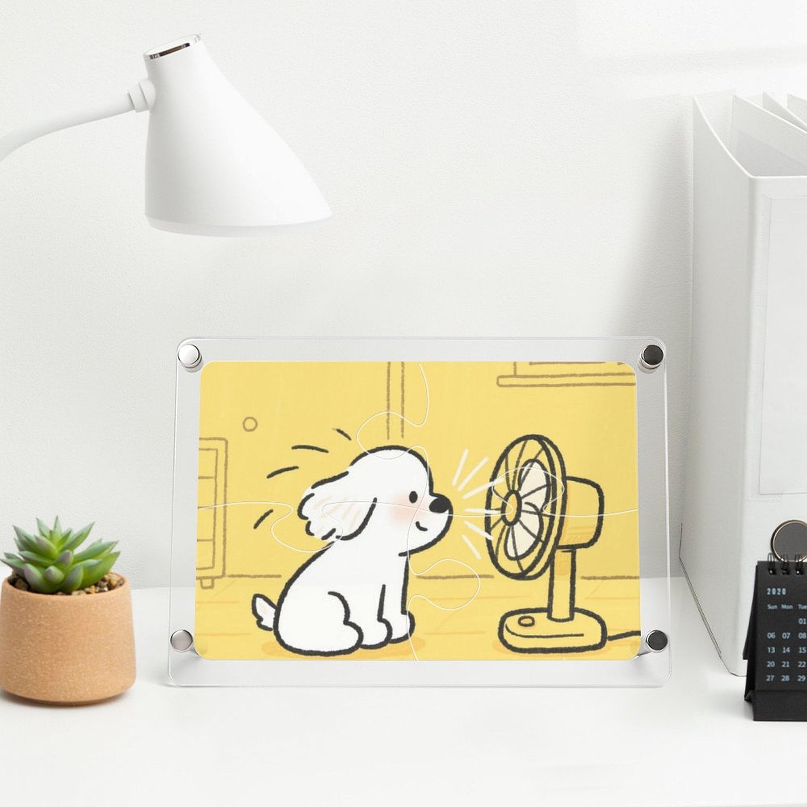 Custom Photo Acrylic Puzzle Frame Personalized Picture Display Stand Decoration-larkway tradelink