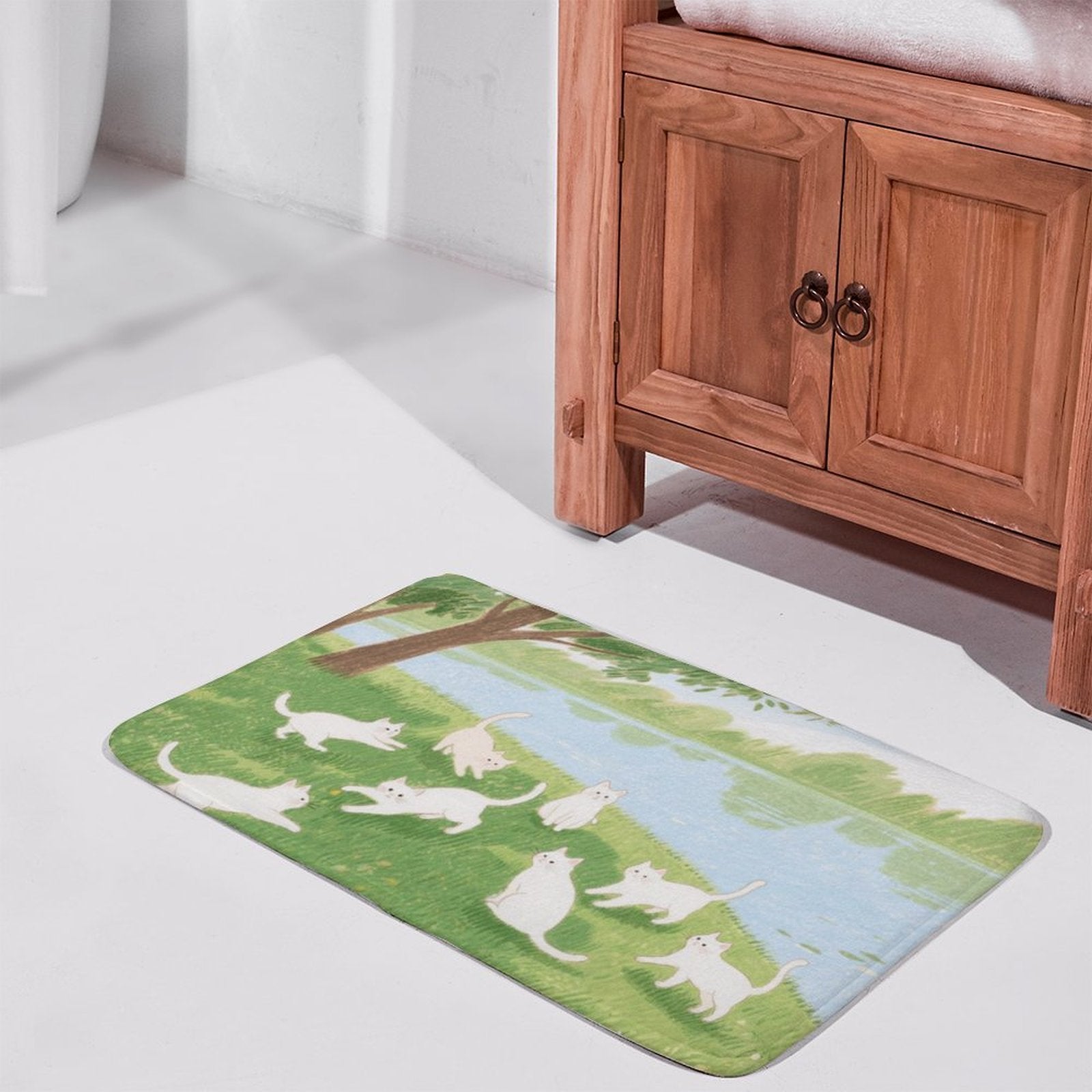 Custom Photo Coral Fleece Doormat Personalized Mat Non Slip Super Absorbent-larkway tradelink