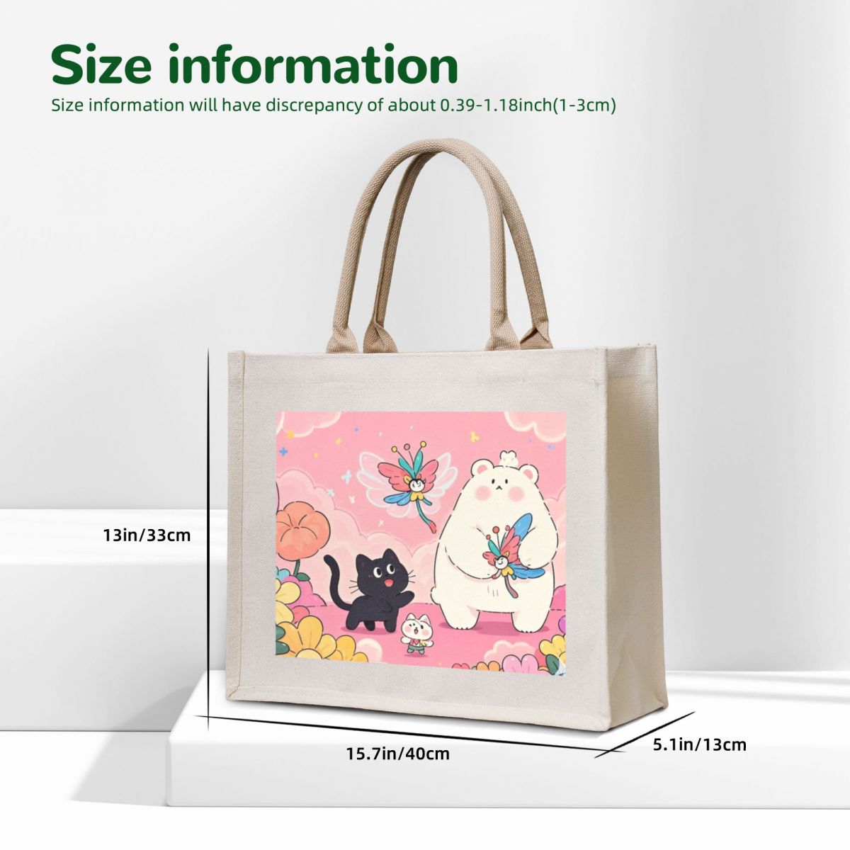 Personalized PIctur Tote Bag Custom Photo handbag for Her-larkway tradelink