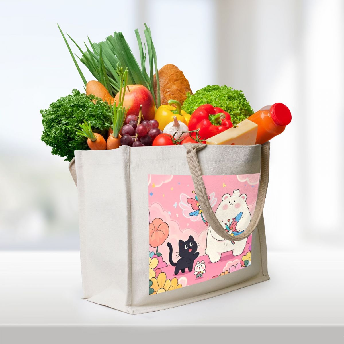 Personalized PIctur Tote Bag Custom Photo handbag for Her-larkway tradelink