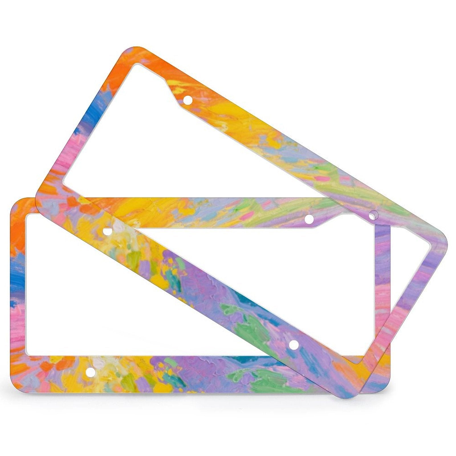 Custom License Plate Frame 4 Holes US Size Personalized Unique Identity-larkway tradelink