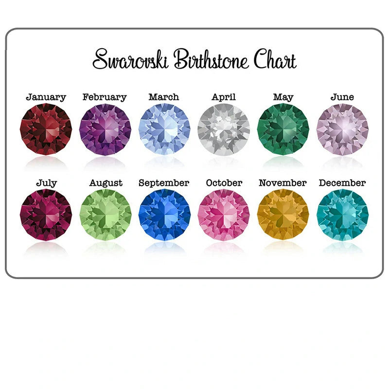 Personalized Birthstone Stainless Steel Leaf shaped Necklace Customized Text Gift-larkway tradelink