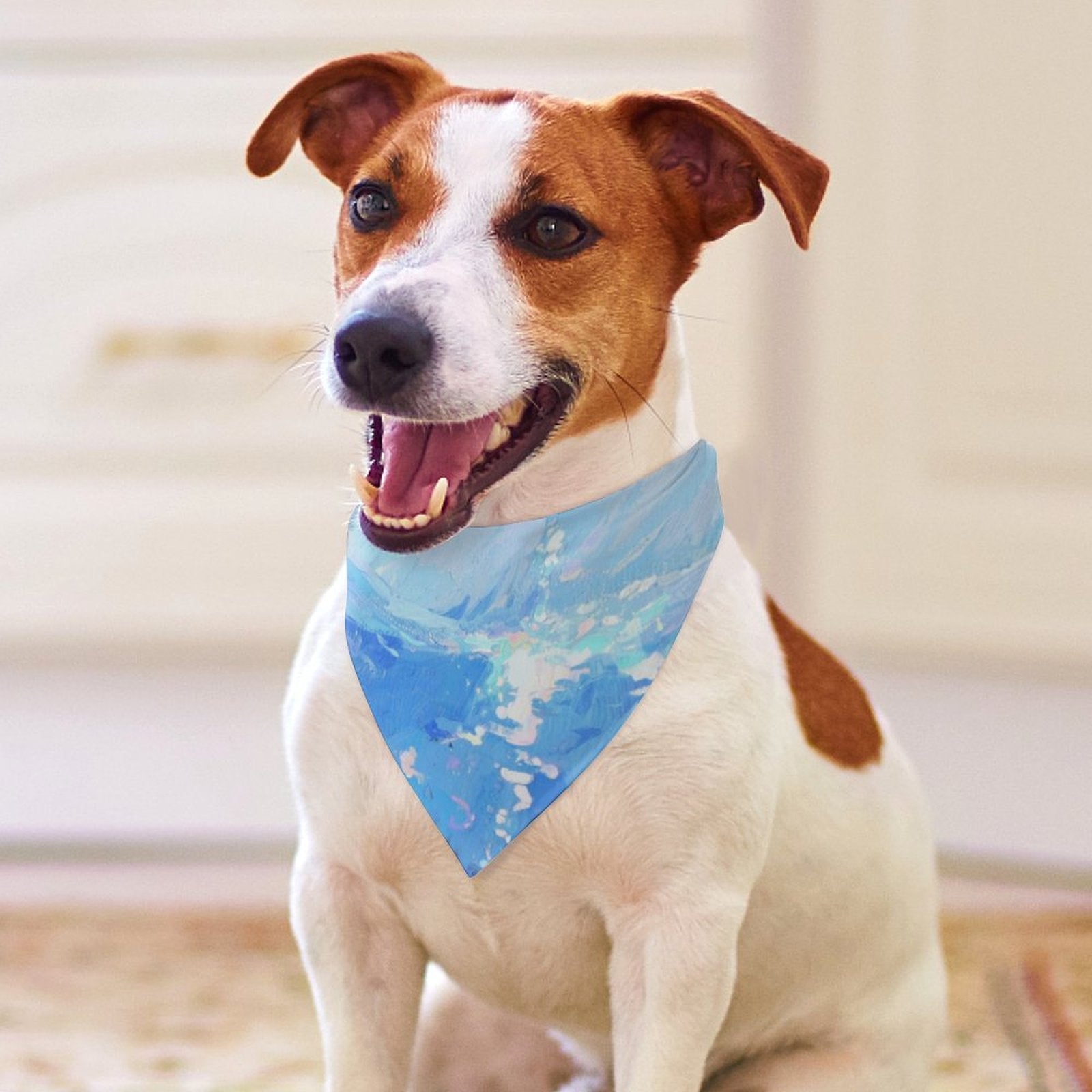 Personalized Picture Dog Scarf Custom Pet Scarf Durable Fade Resistant-larkway tradelink