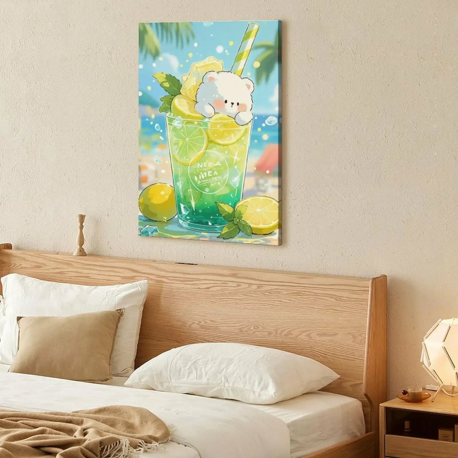 Custom Portrait Canvas Wall Art Heat Personalized Transfer Printed Picture with 4 Sizes Selection-larkway tradelink