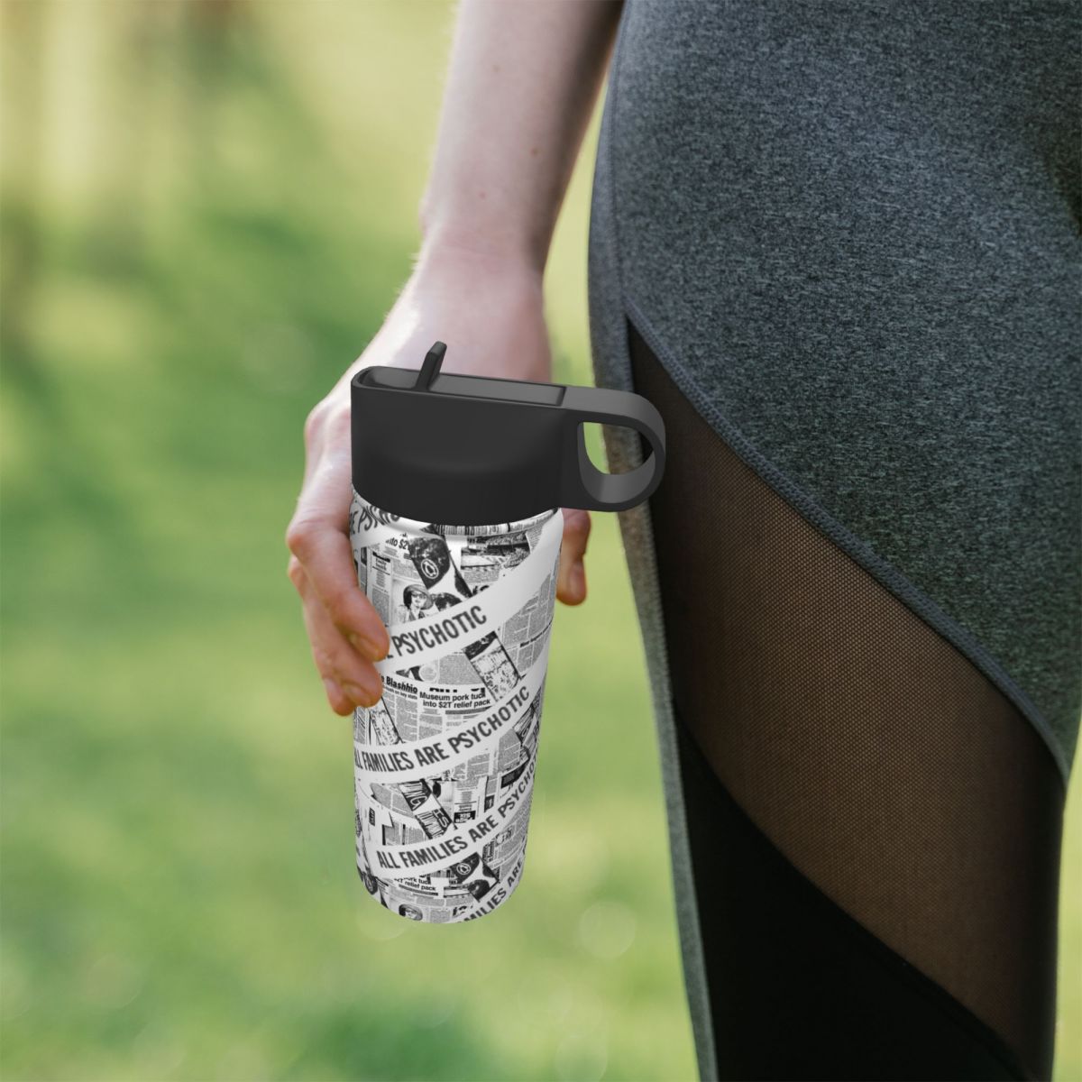 Custom 18oz Sports Insulated Water Bottle with Straw Lid Personalized Picture Kettle-larkway tradelink