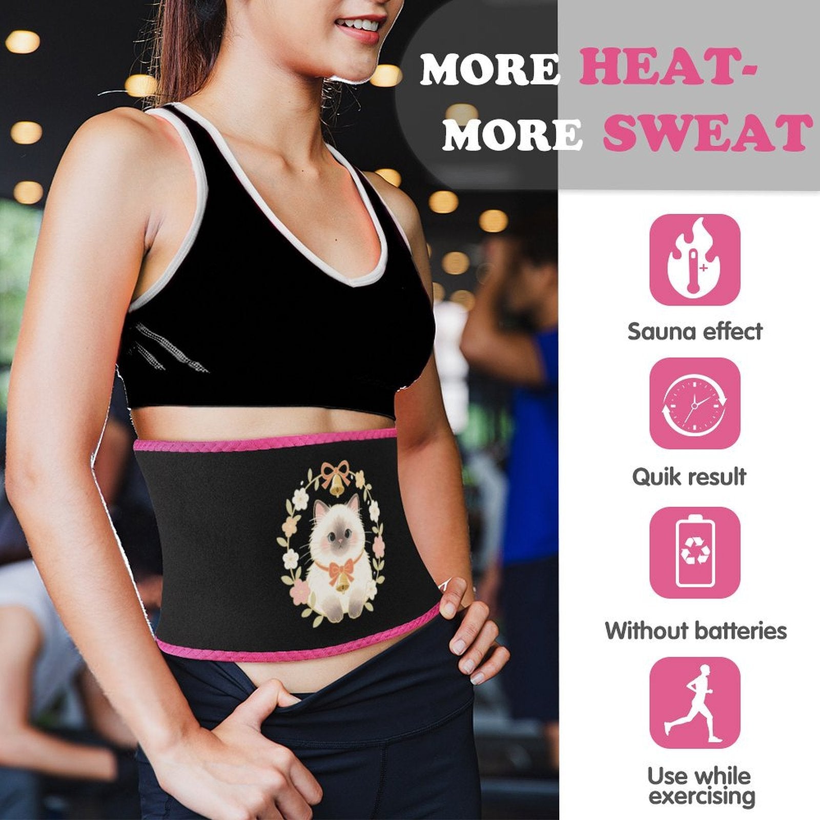 Personalized Picture Adjustable Waistband Custom Body Shaping Waist Belt-larkway tradelink