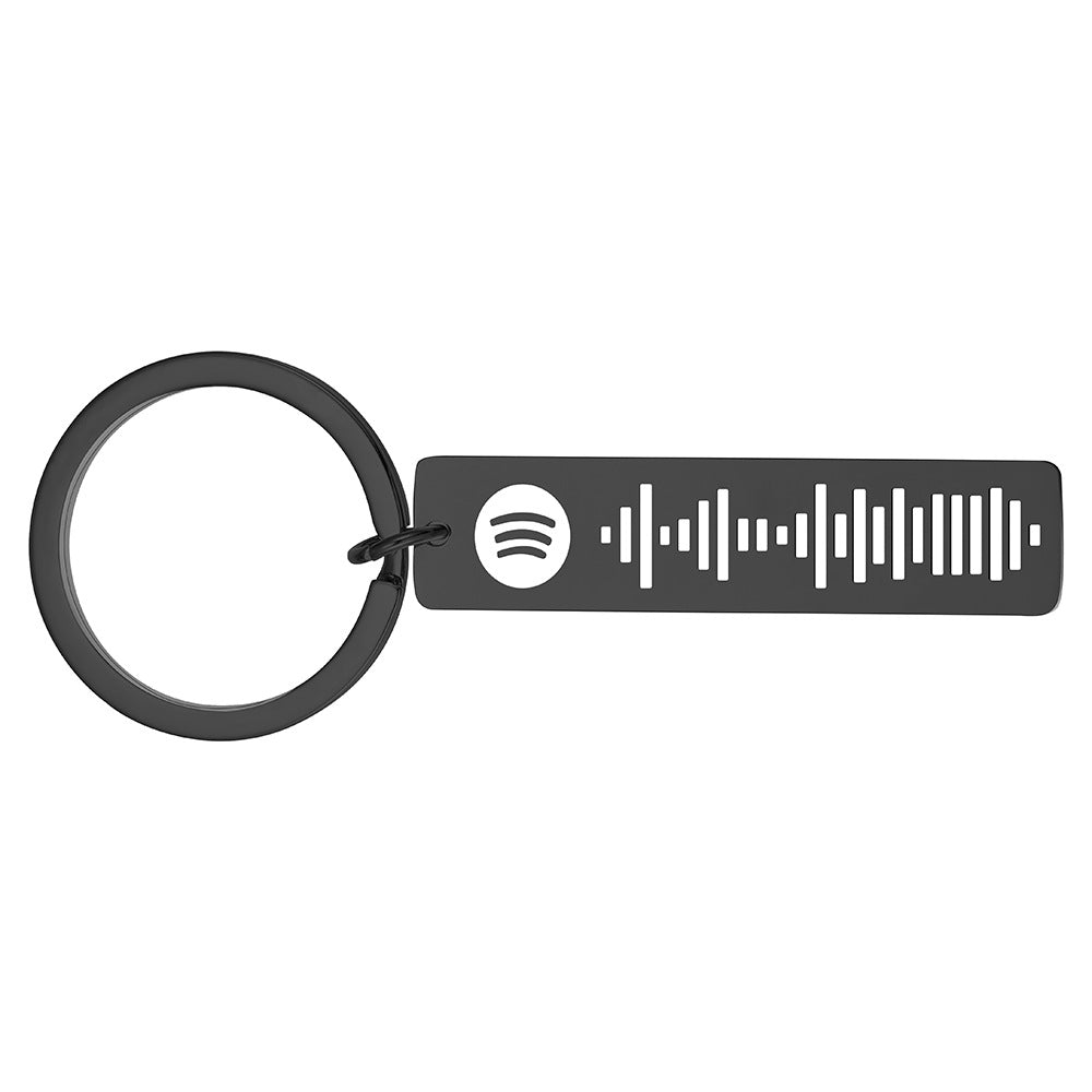 Custom Spotify Keychain Personalized Scannable Song Code Gift-larkway tradelink