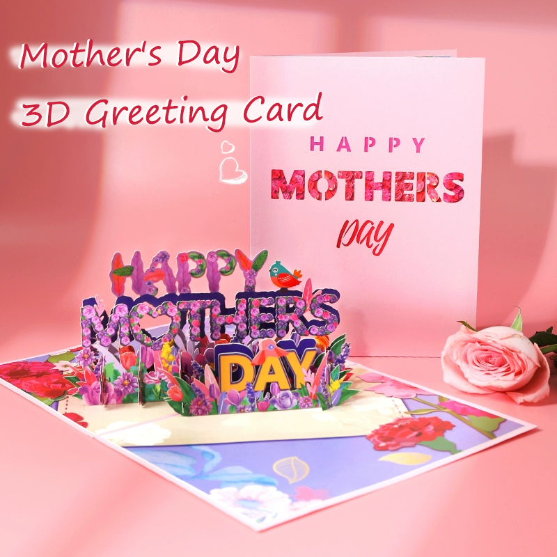3D Card Mother's Day Pop Up Card Gift for Mom-larkway tradelink