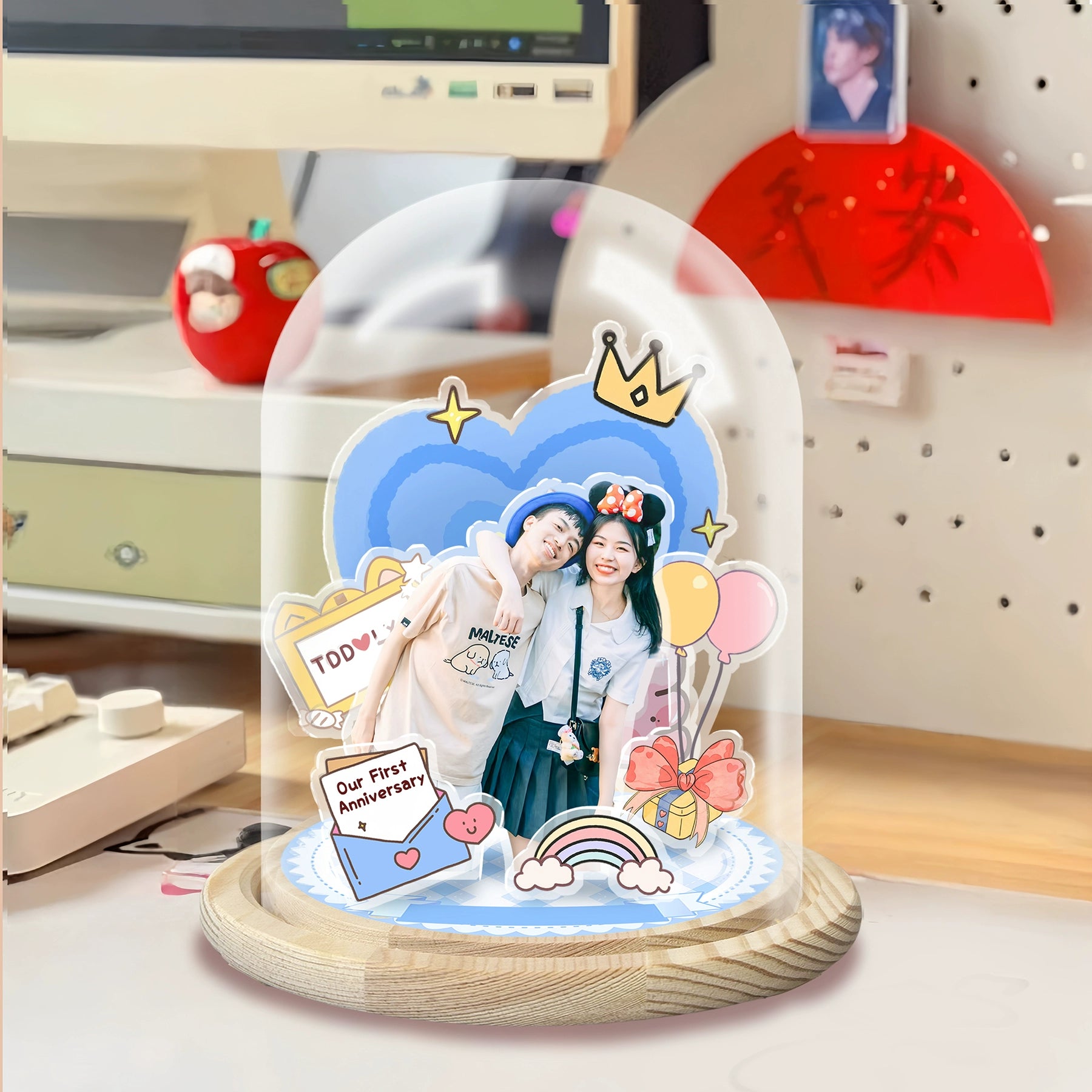 Personalized Photo Crystal Acrylic Display Customized Decorative Gift-larkway tradelink