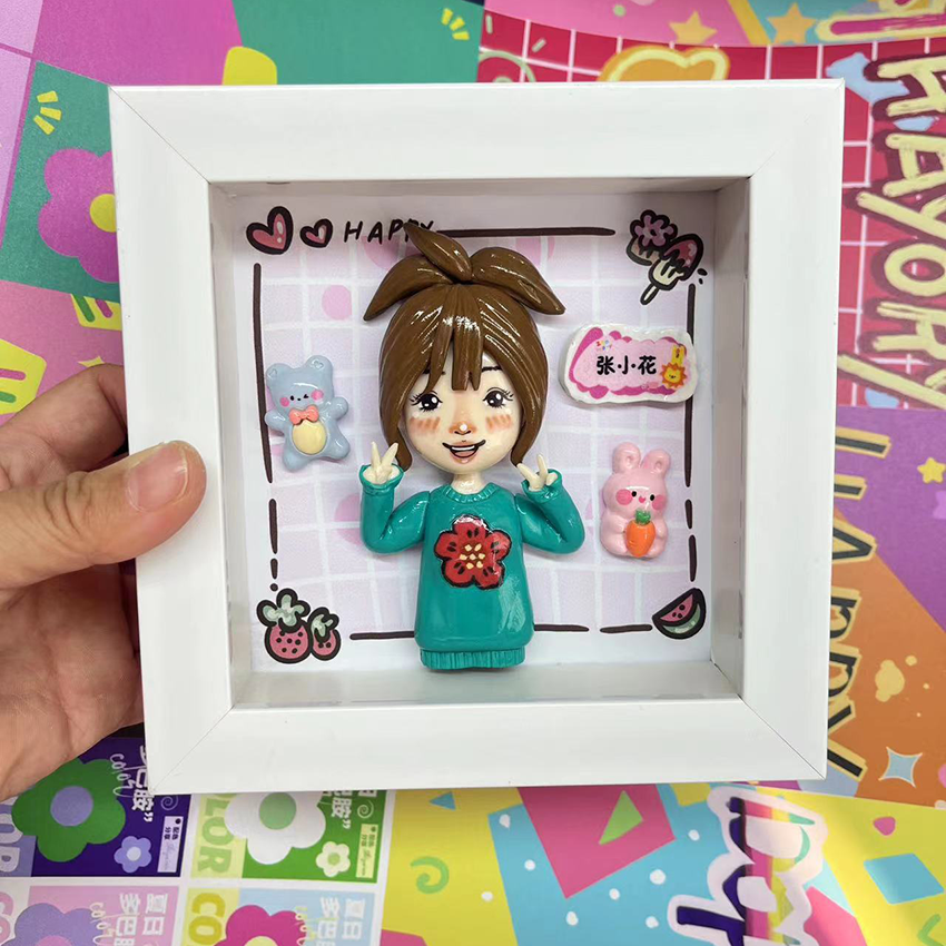 Custom Photo Clay Doll Personalized Cute Style Figure for Gift-larkway tradelink