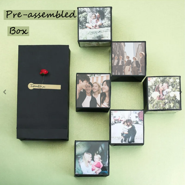 Diy Photo Surprise Explosion Bounce Box Valentine's Day Gift Six Photos-larkway tradelink